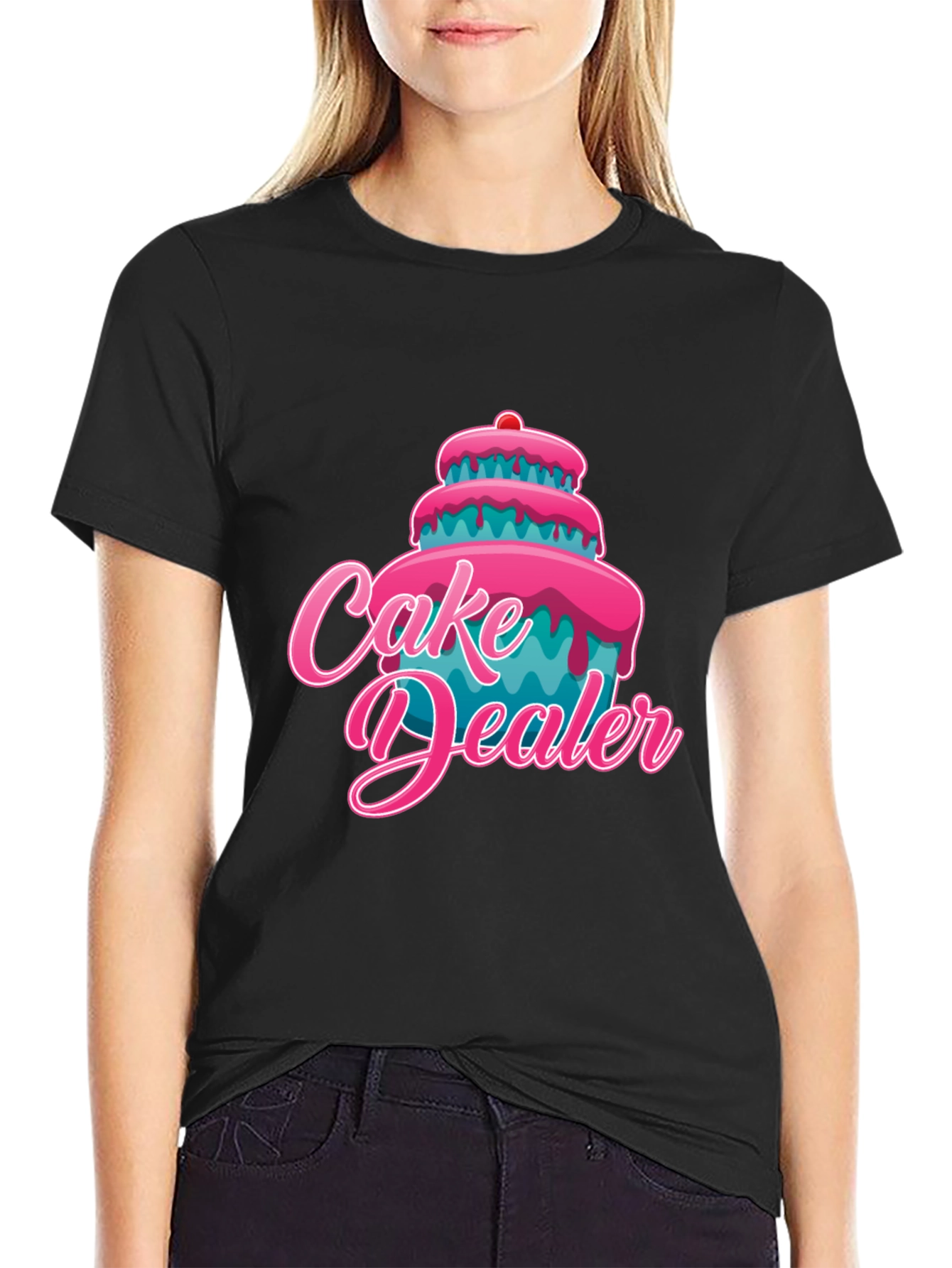 Cake Dealer T-Shirt Funny Dessert Lover Tee