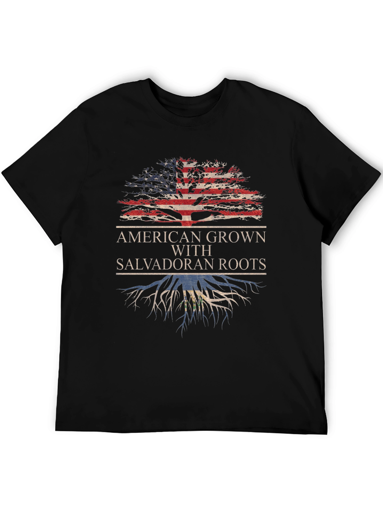 American Grown with Salvadoran Roots Tee