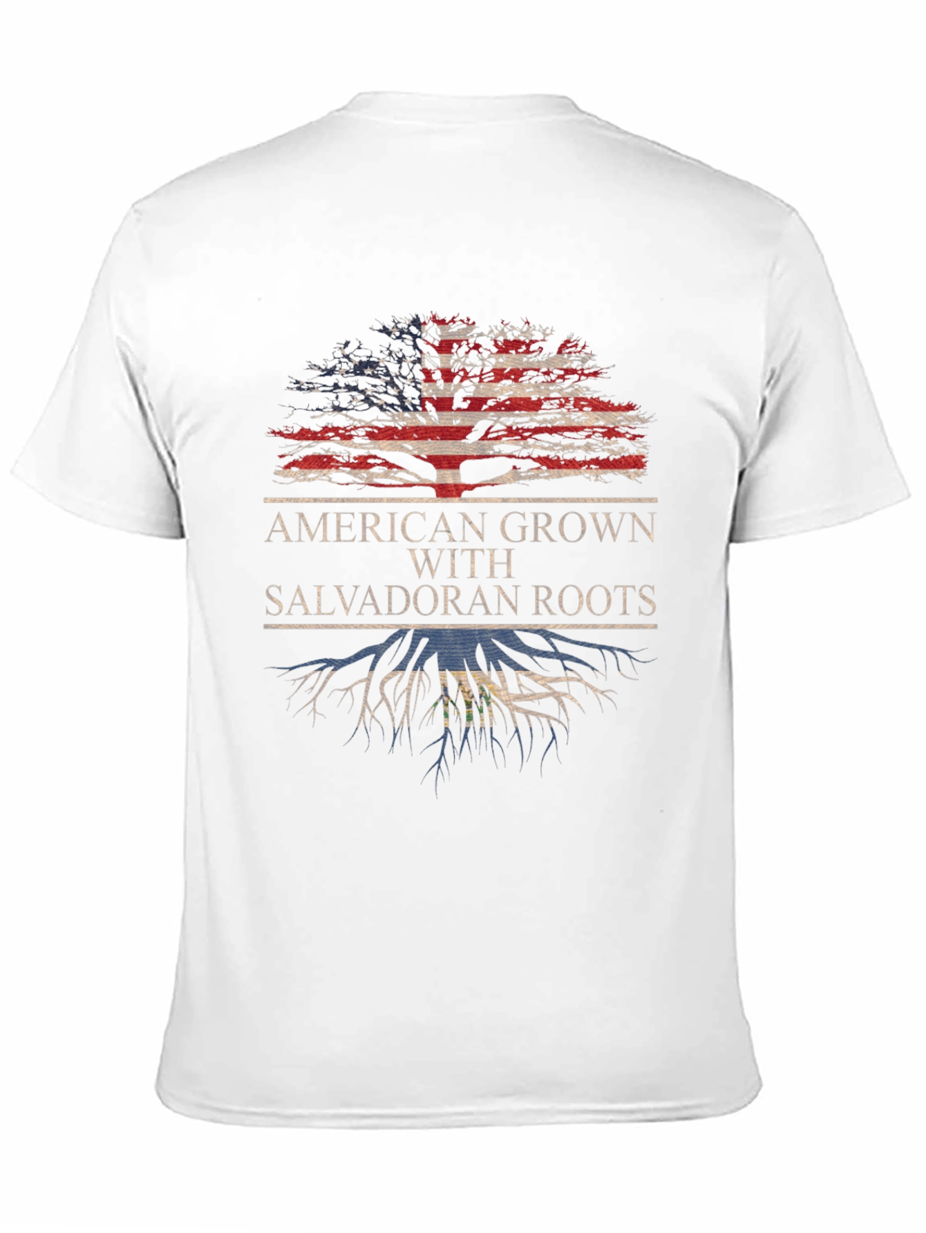 American Grown with Salvadoran Roots Tee