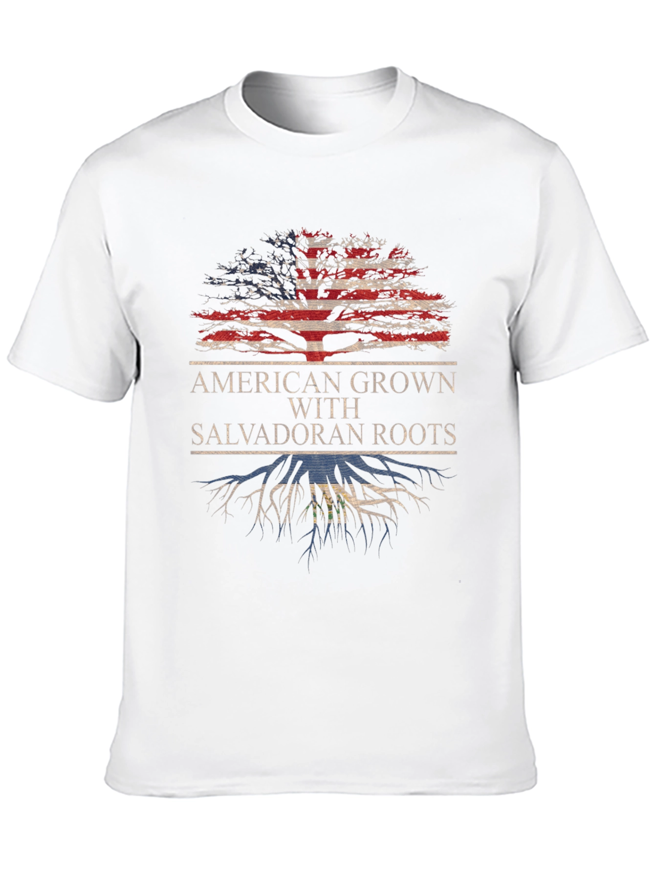 American Grown with Salvadoran Roots Tee