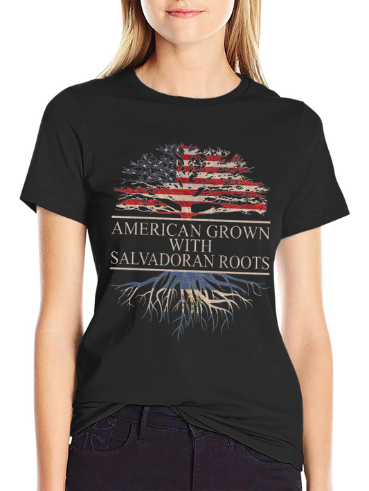 American Grown with Salvadoran Roots Tee