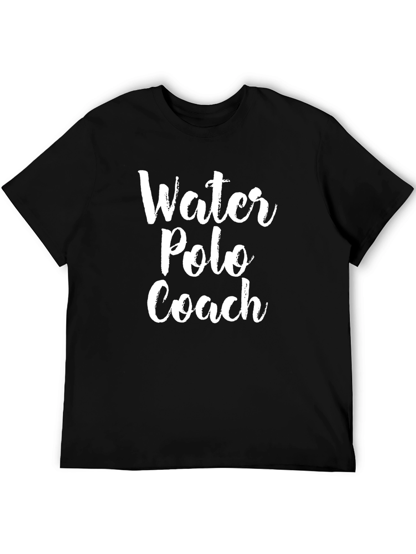 Water Polo Coach Graphic T-Shirt - Black