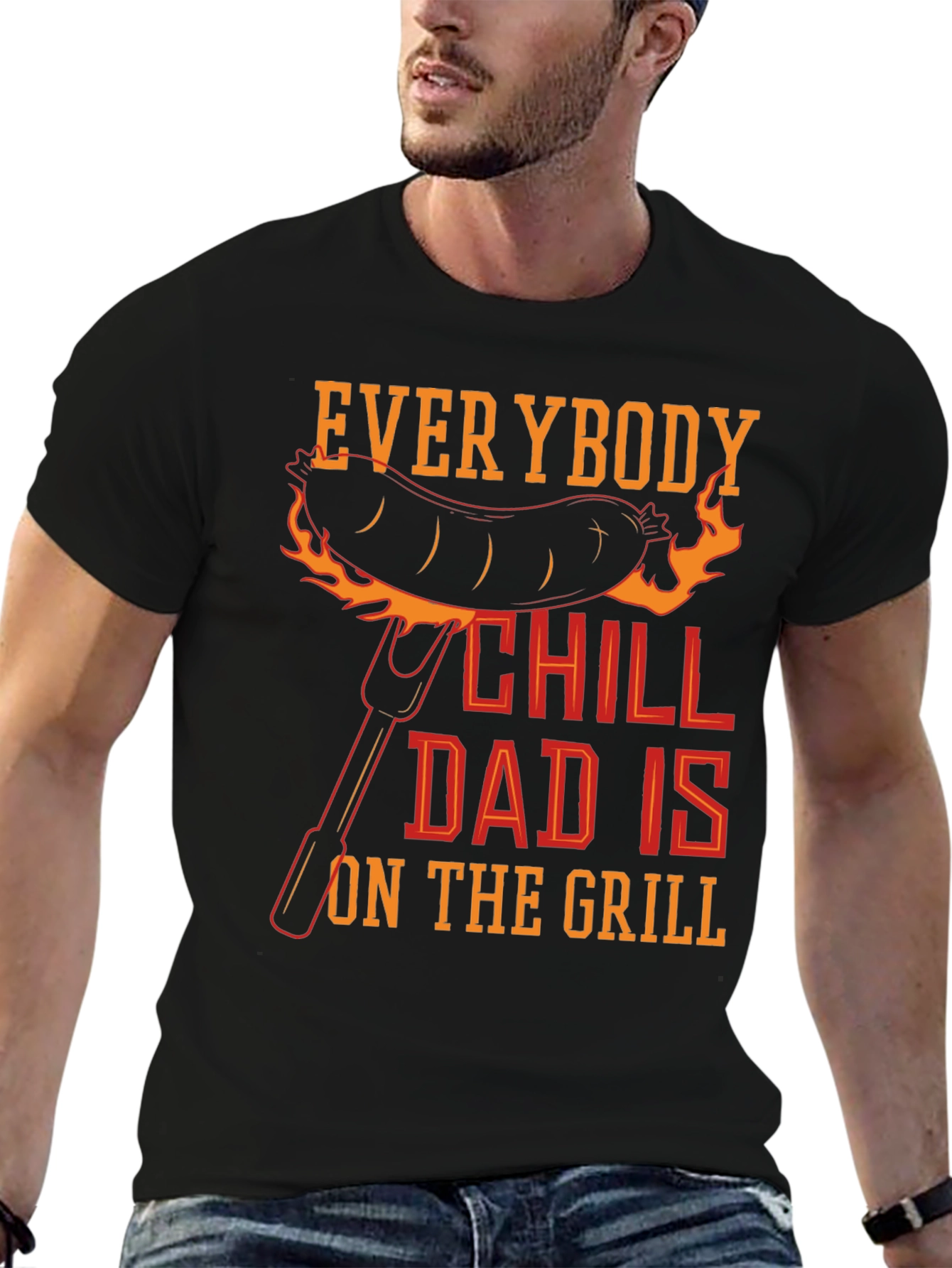 Everybody Chill Dad Is On The Grill T-Shirt