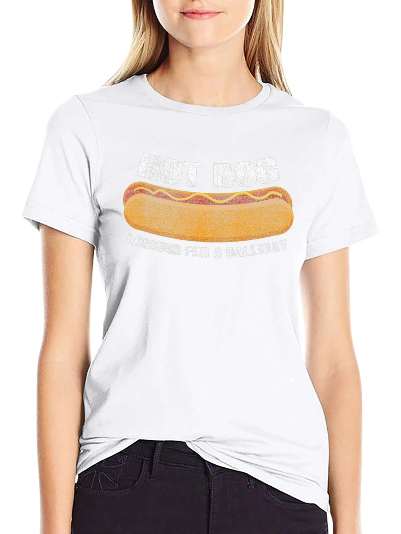 Hot Dog Hallway T-Shirt - Funny Foodie Tee