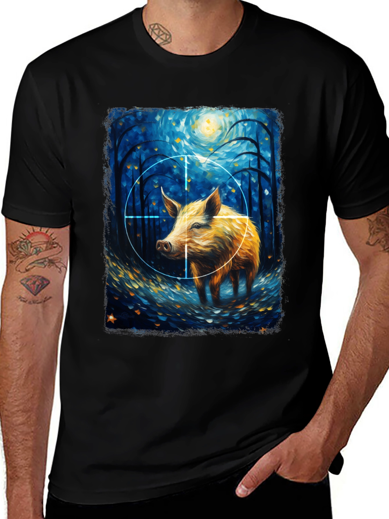 Wild Boar Target T-Shirt