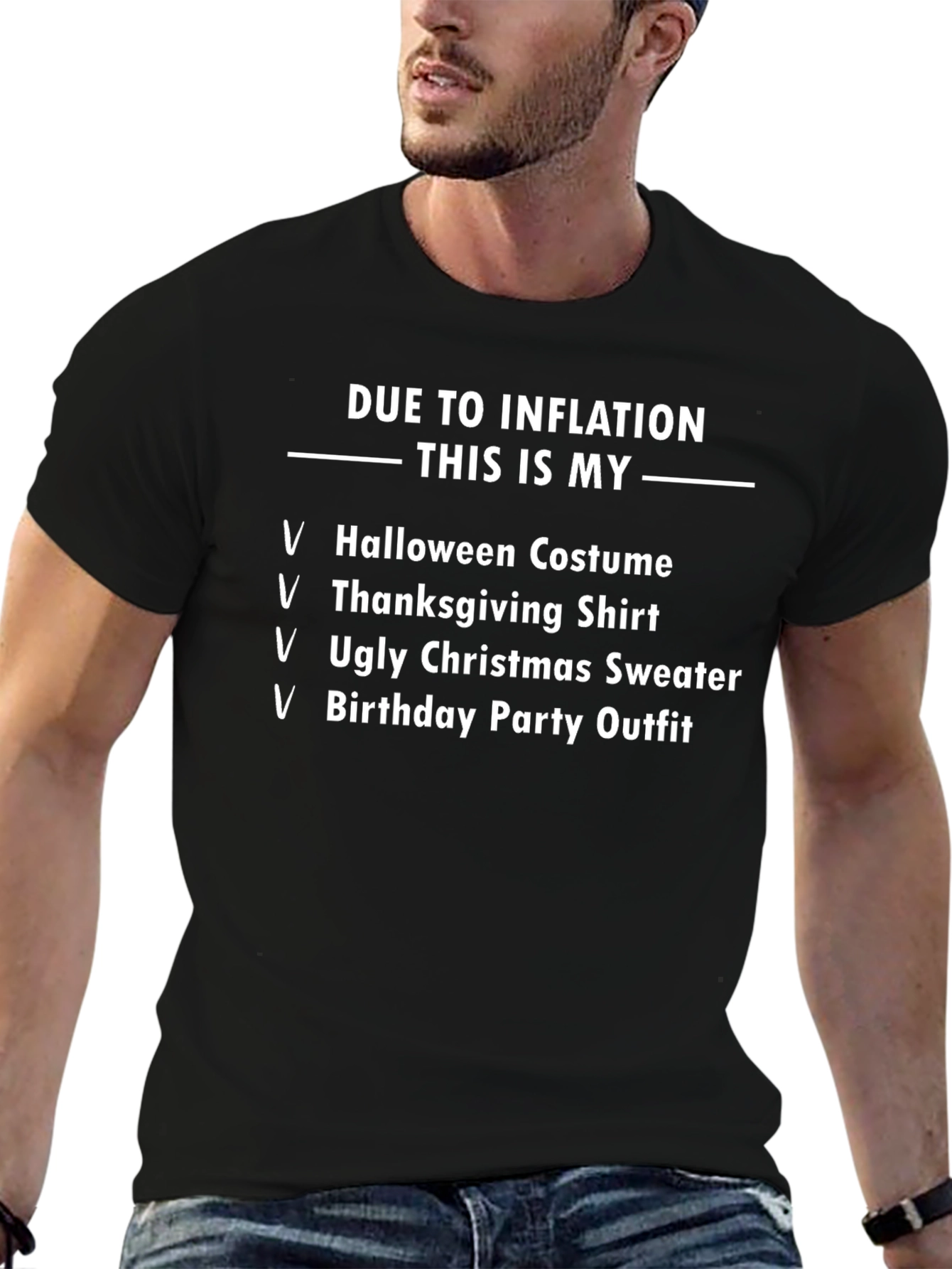 Inflation Costume T-Shirt Funny Novelty Apparel