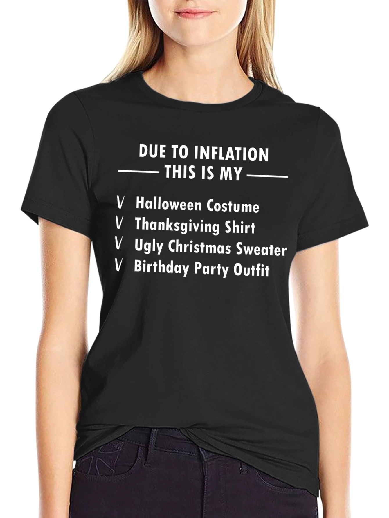 Inflation Costume T-Shirt Funny Novelty Apparel