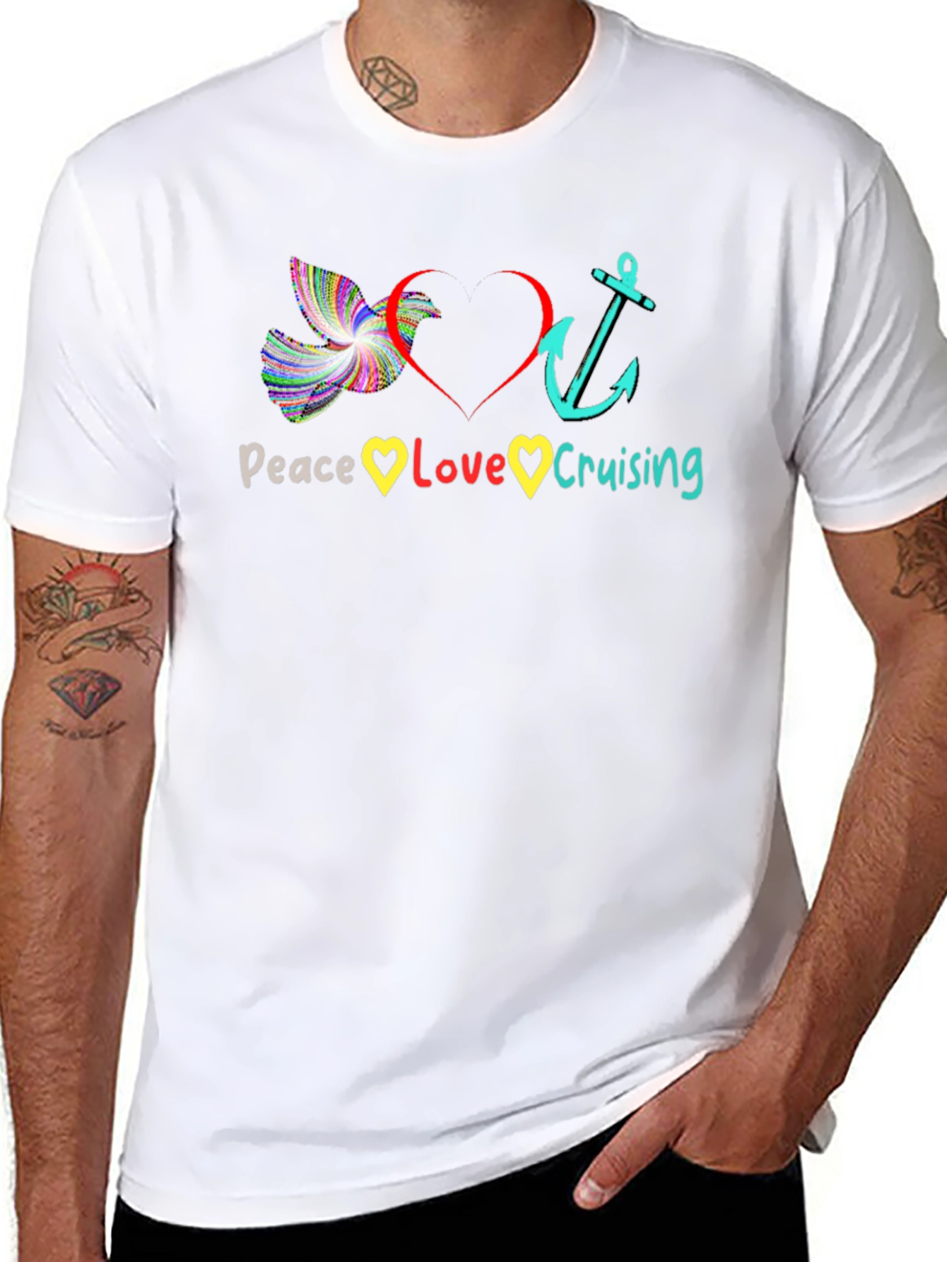 Peace Love Cruising Graphic T-Shirt