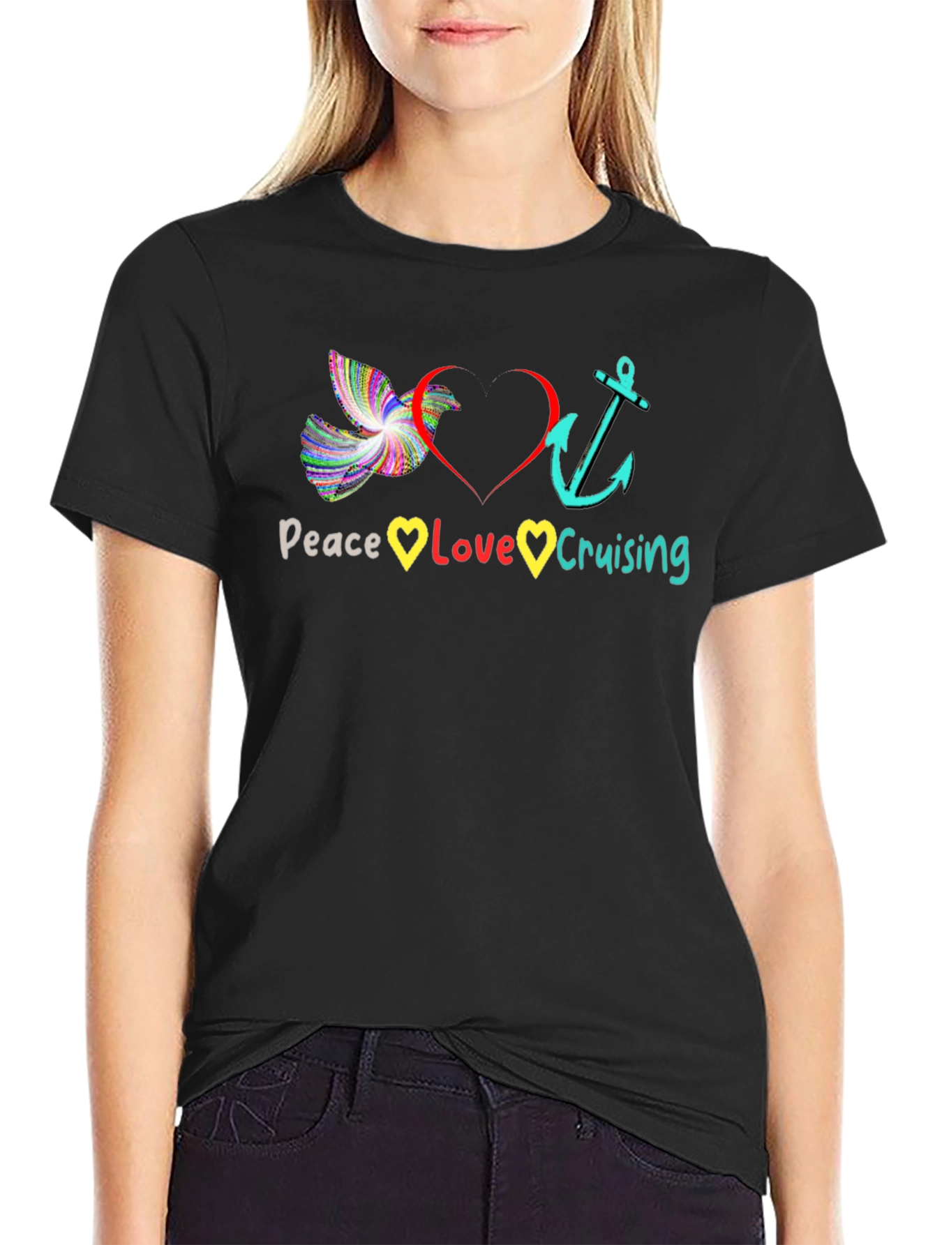 Peace Love Cruising Graphic T-Shirt