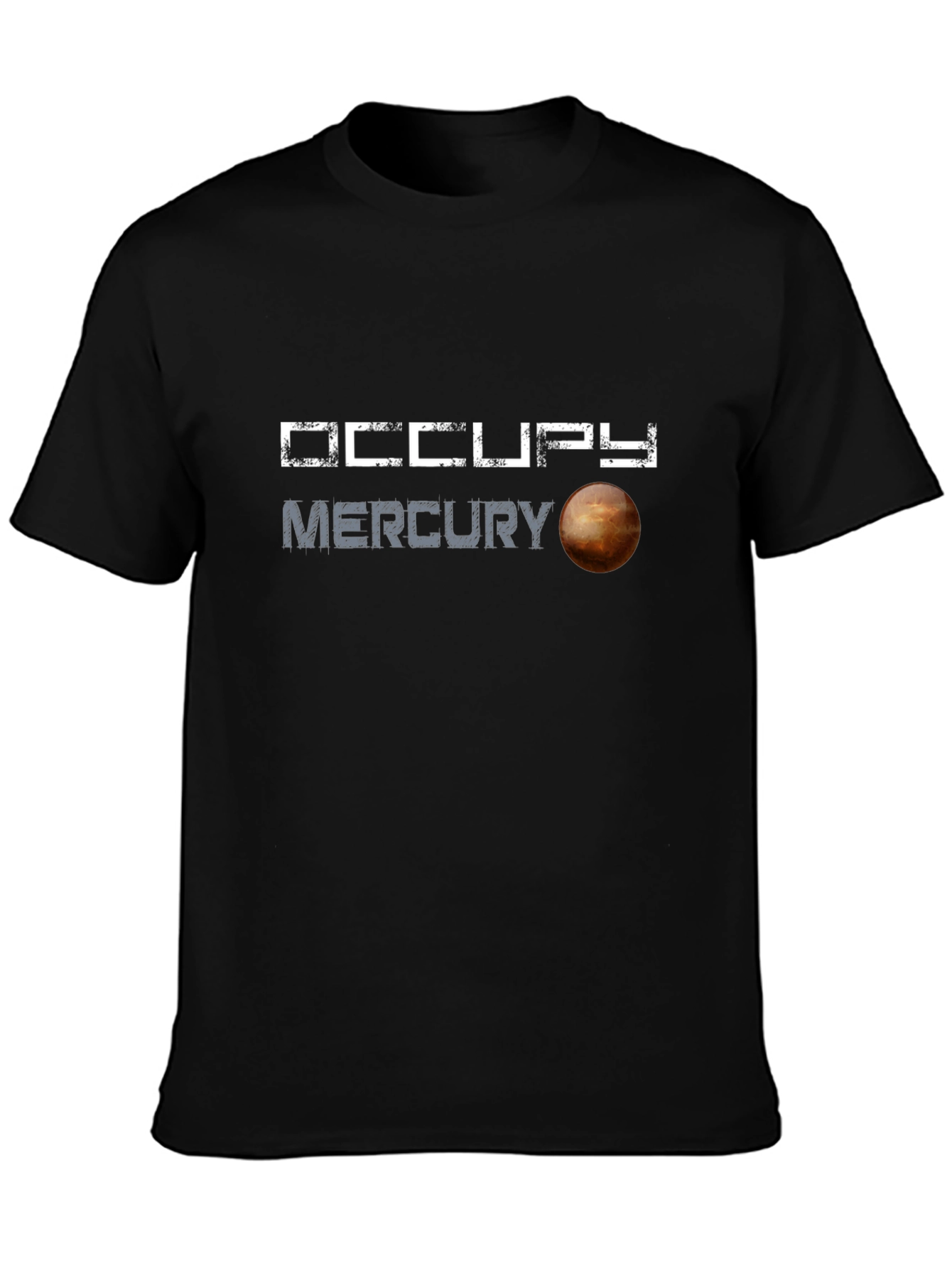 Occupy Mercury Graphic T-Shirt - Space Exploration Tee