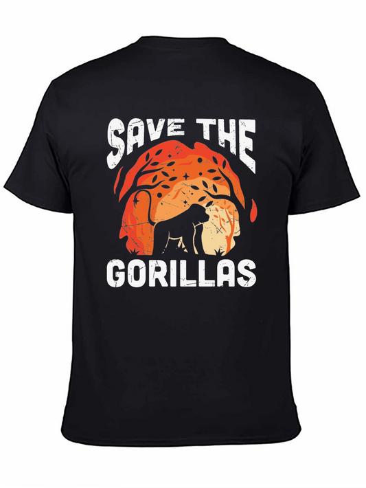 Save The Gorillas Graphic Tee