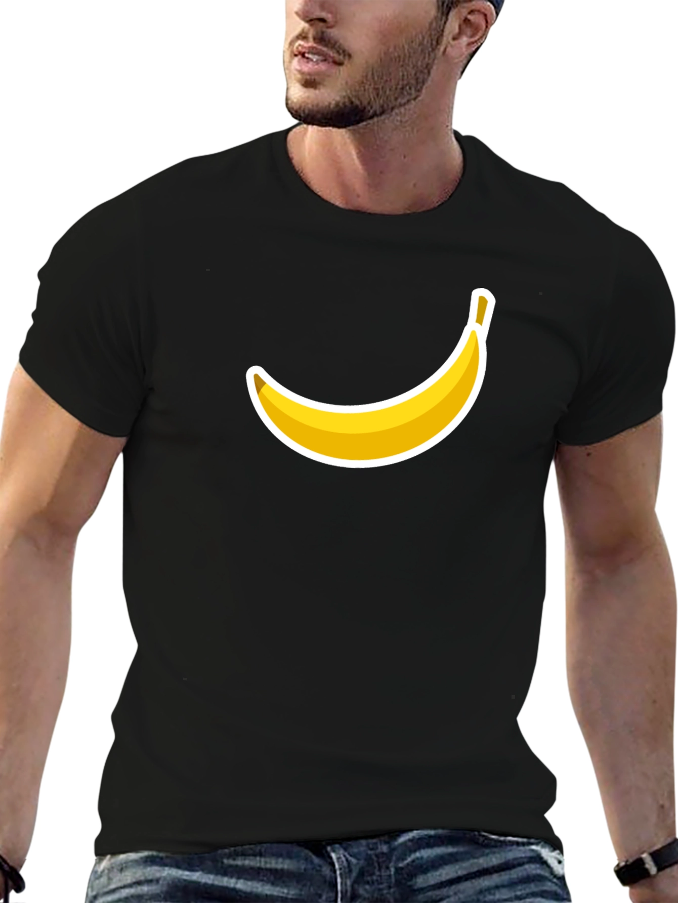 Banana Graphic Black T-Shirt - Fun Casual Wear