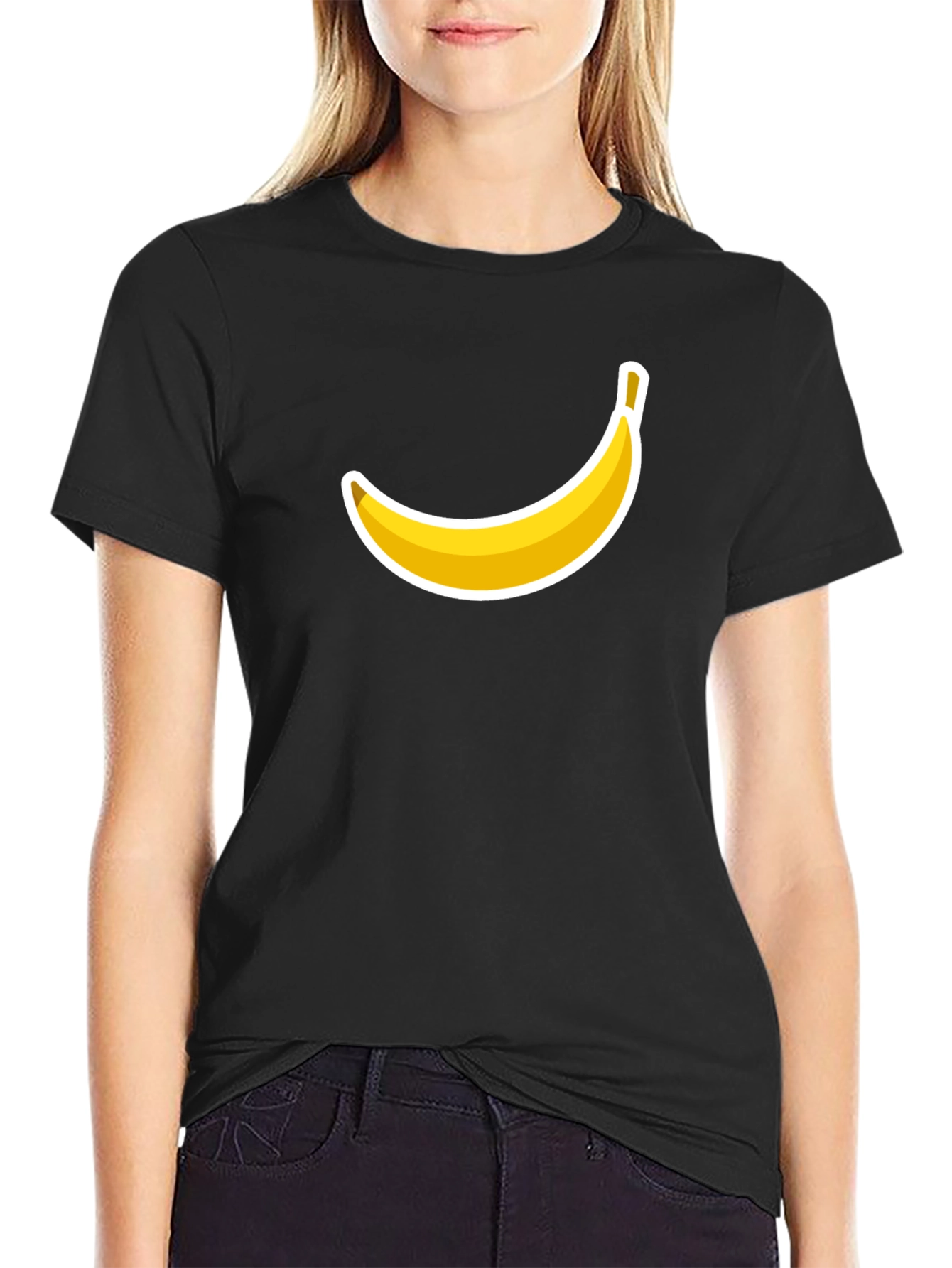 Banana Graphic Black T-Shirt - Fun Casual Wear