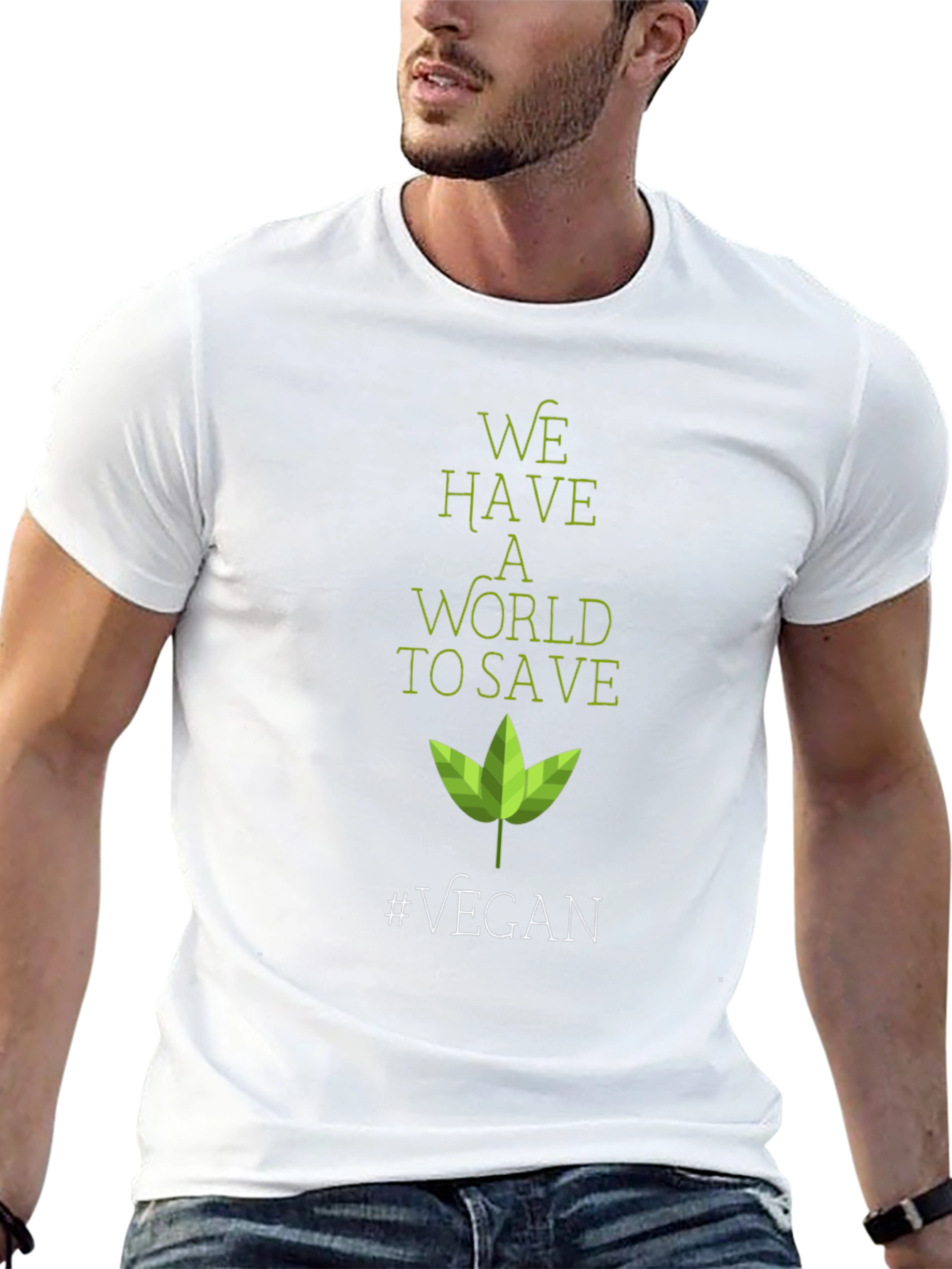 Eco-Friendly Vegan T-Shirt: Save the World