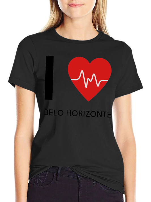 I Love Belo Horizonte Heartbeat T-Shirt