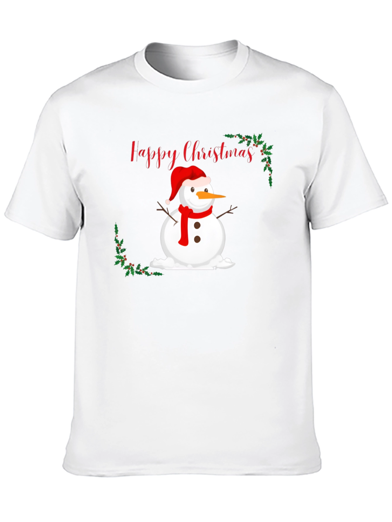 Happy Christmas Snowman T-Shirt