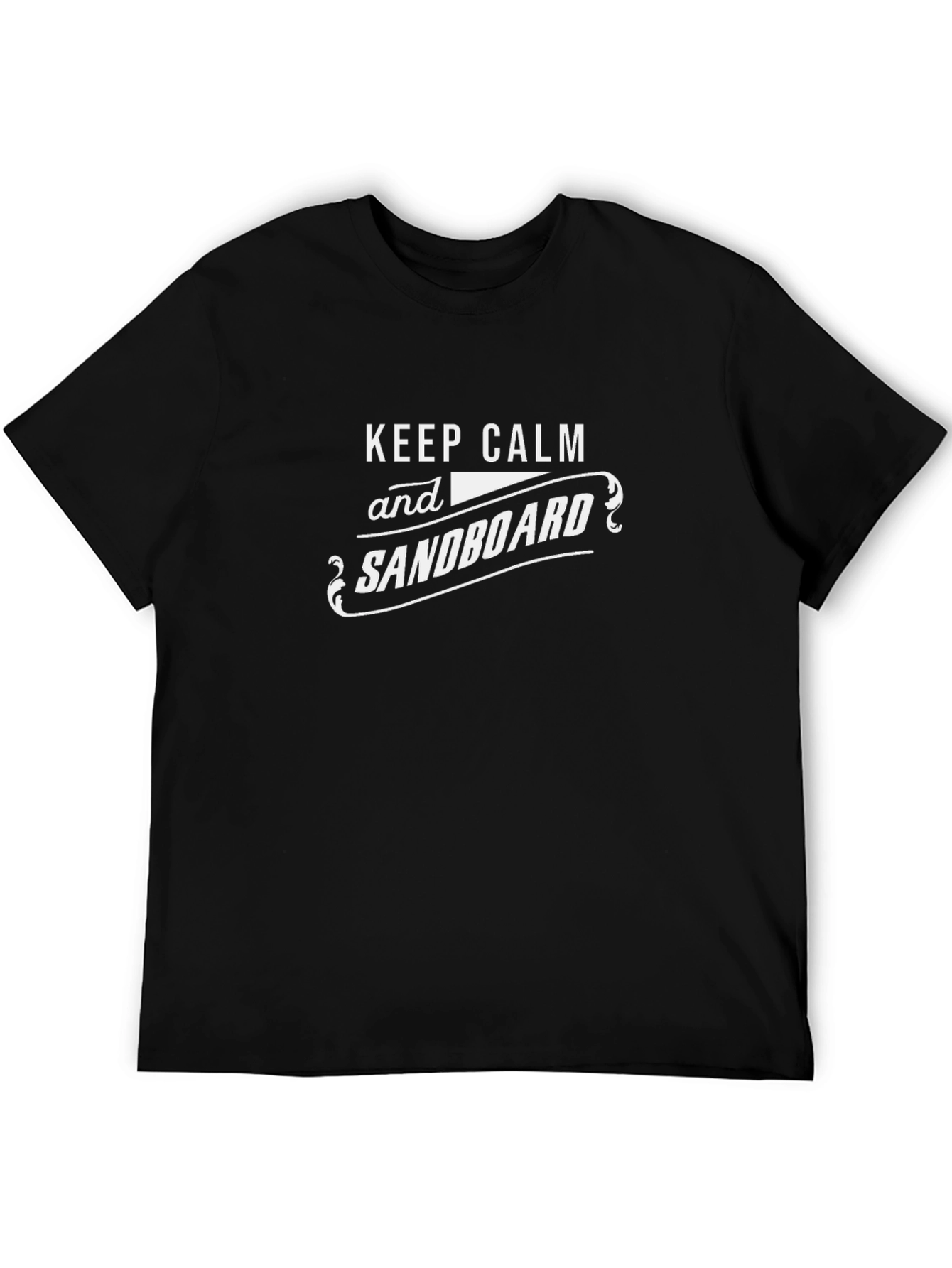 Keep Calm and Sandboard Graphic T-Shirt
