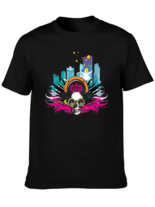 Skull City Black T-Shirt