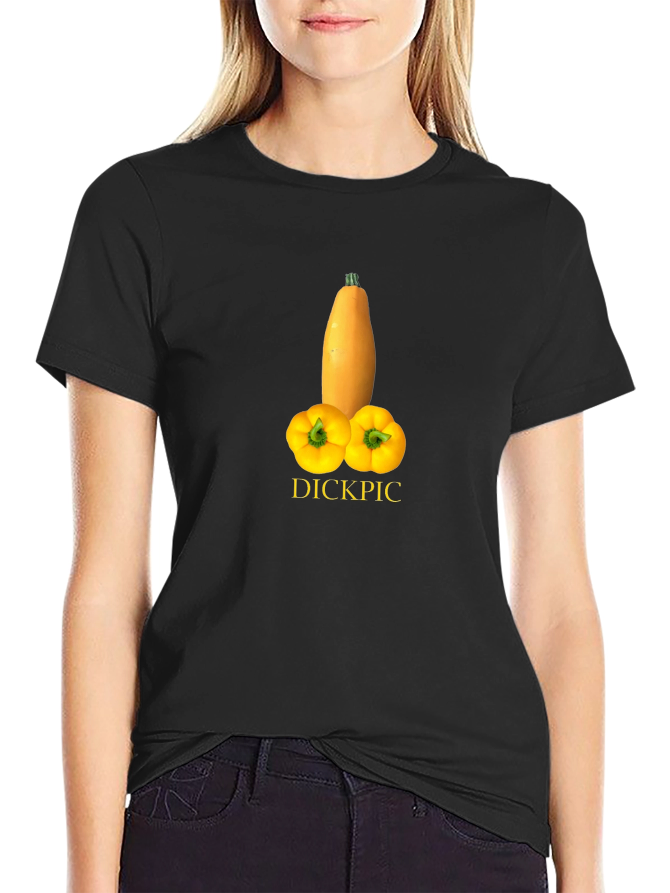 Humorous DICKPIC Graphic T-Shirt