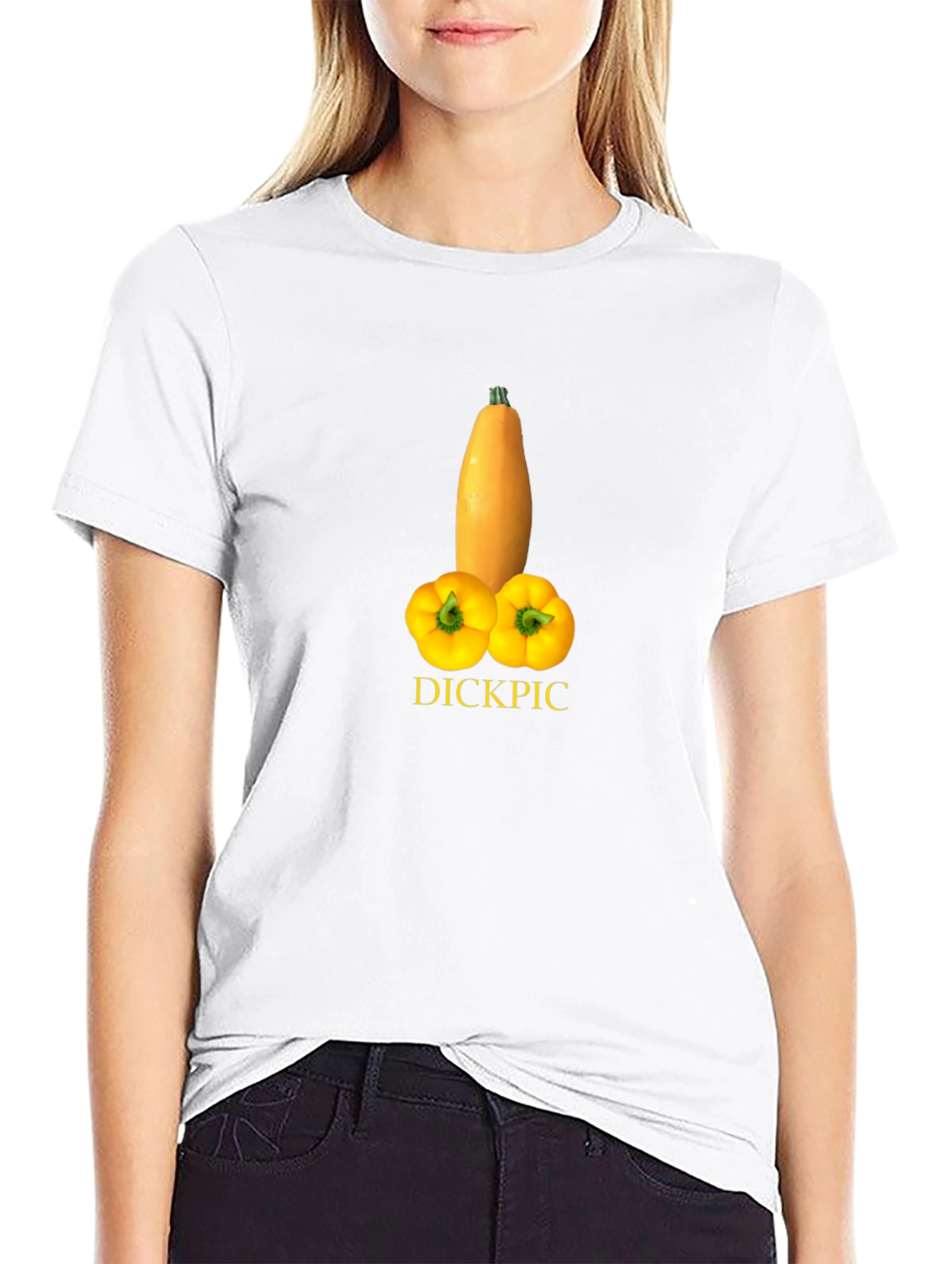 Humorous DICKPIC Graphic T-Shirt
