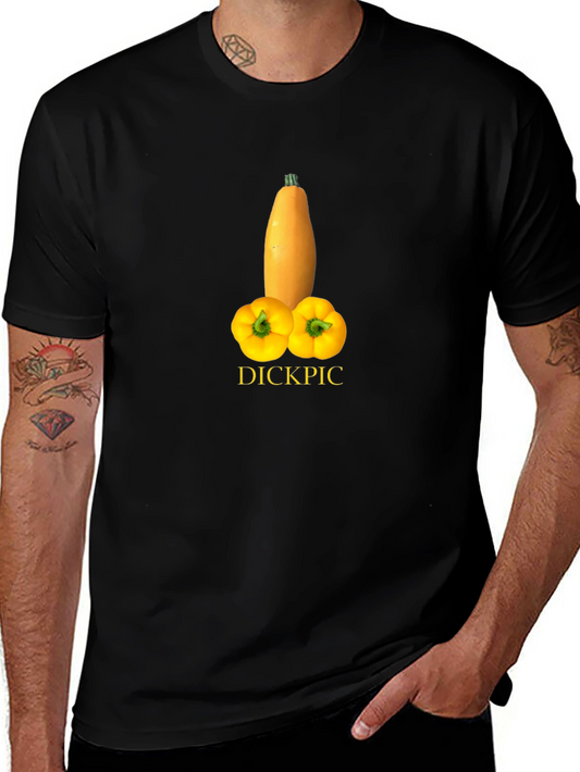 Humorous DICKPIC Graphic T-Shirt
