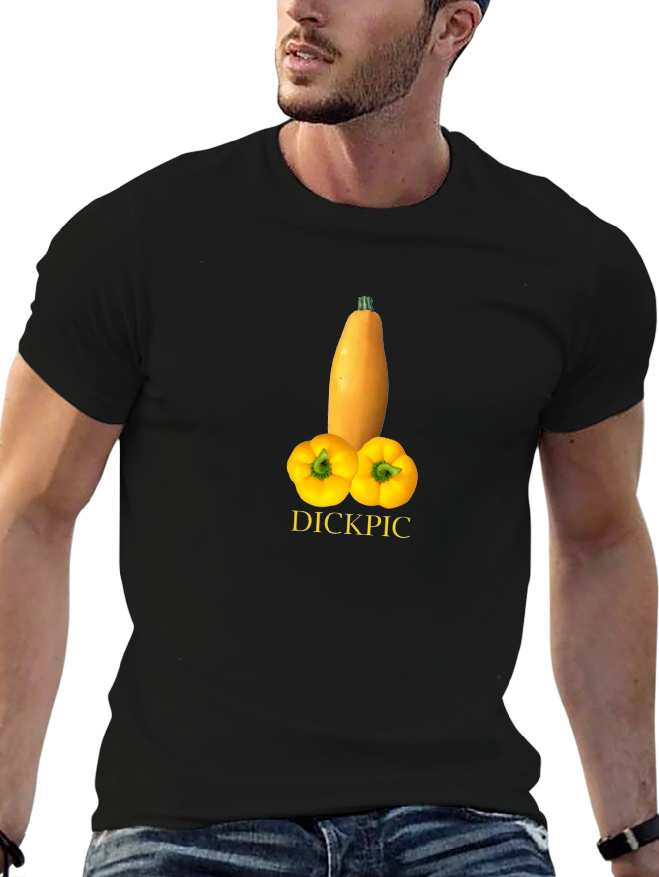 Humorous DICKPIC Graphic T-Shirt