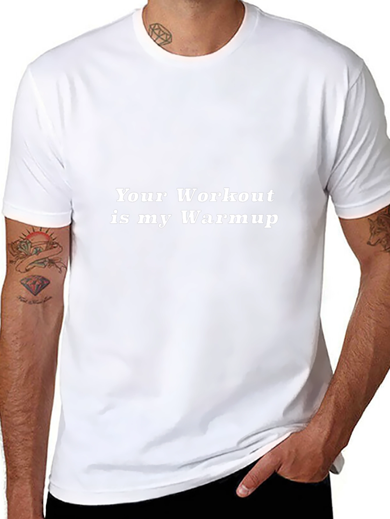 Workout Warmup T-Shirt - Gym Fitness Apparel