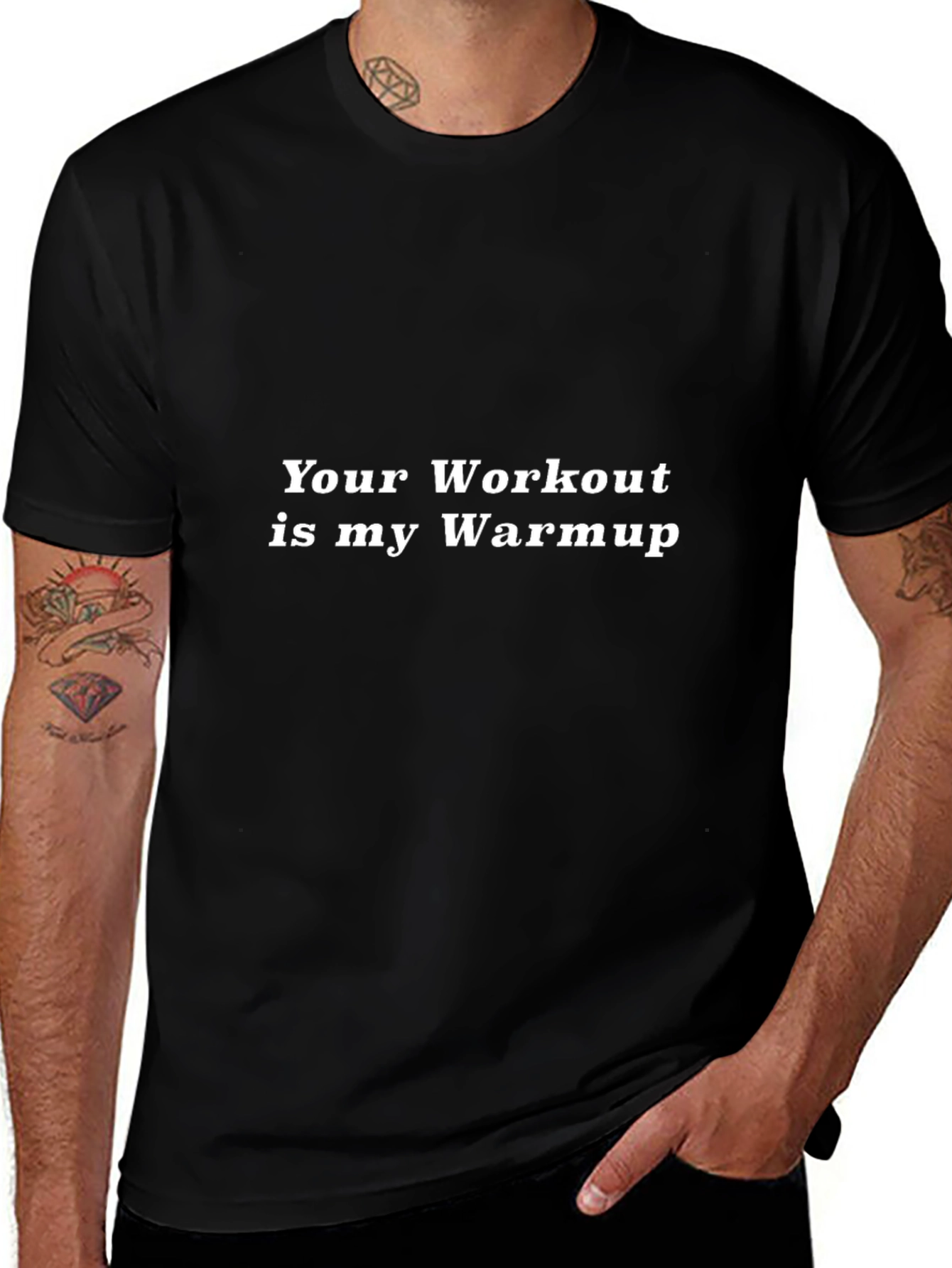Workout Warmup T-Shirt - Gym Fitness Apparel
