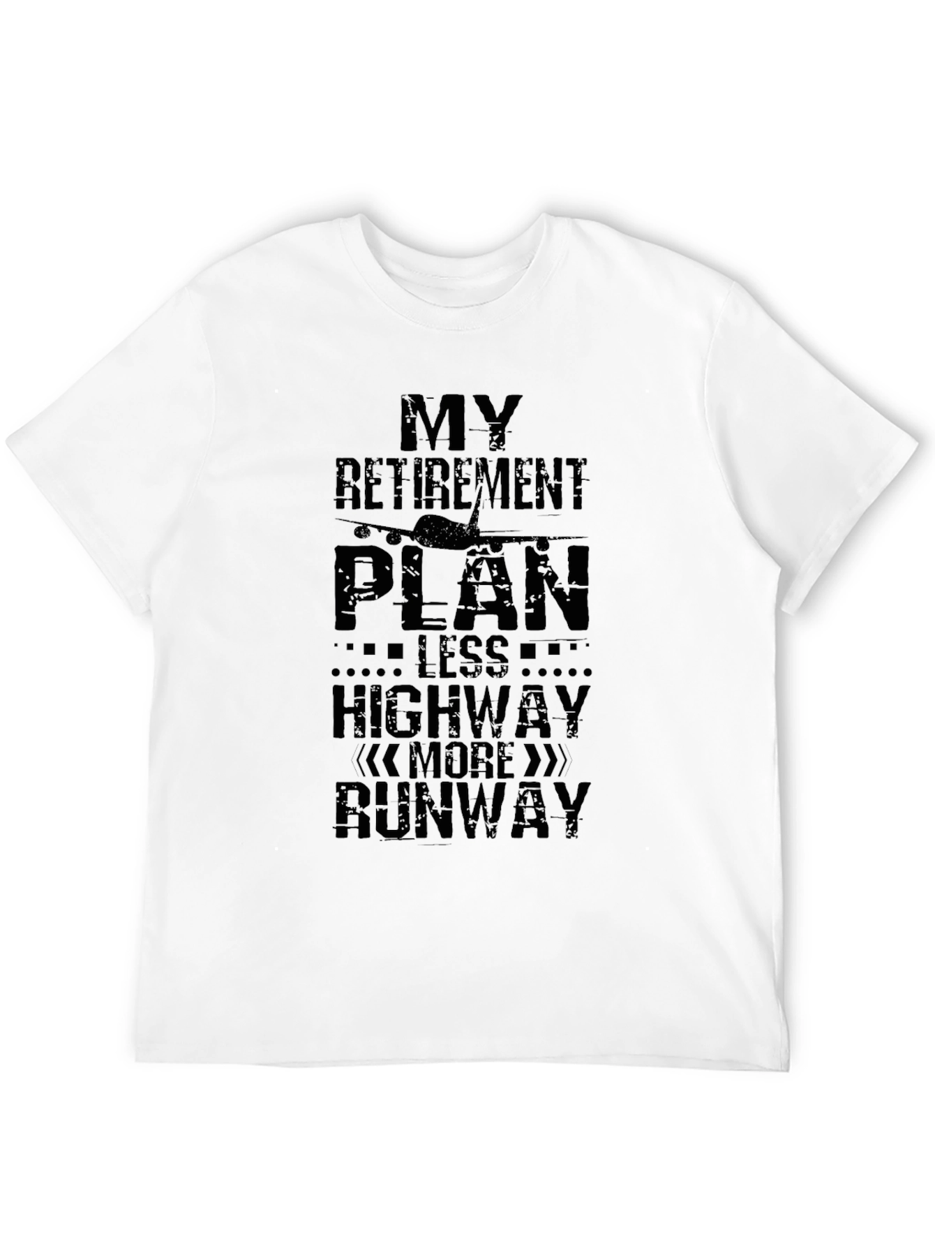 Retirement Plan Airplane T-Shirt