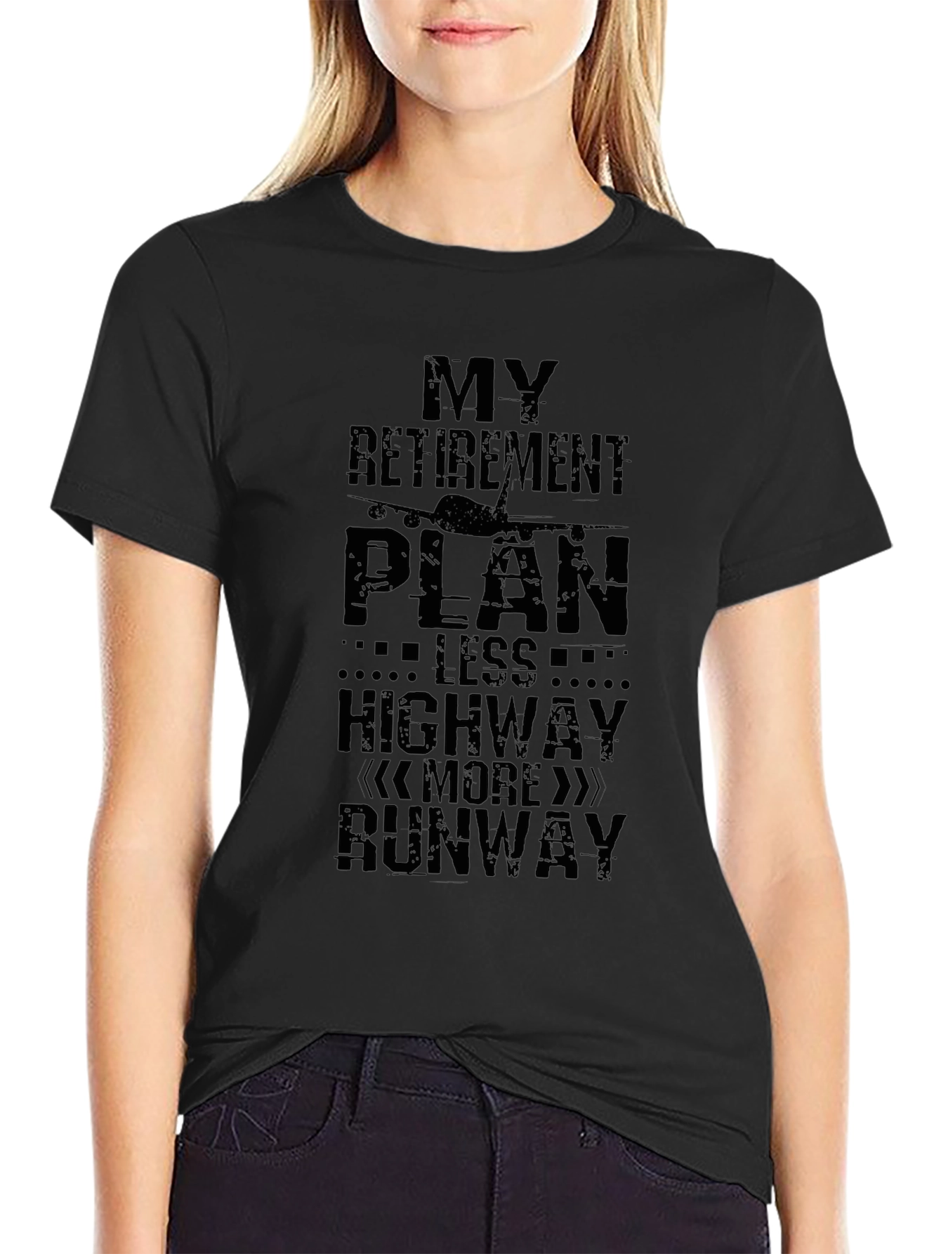 Retirement Plan Airplane T-Shirt