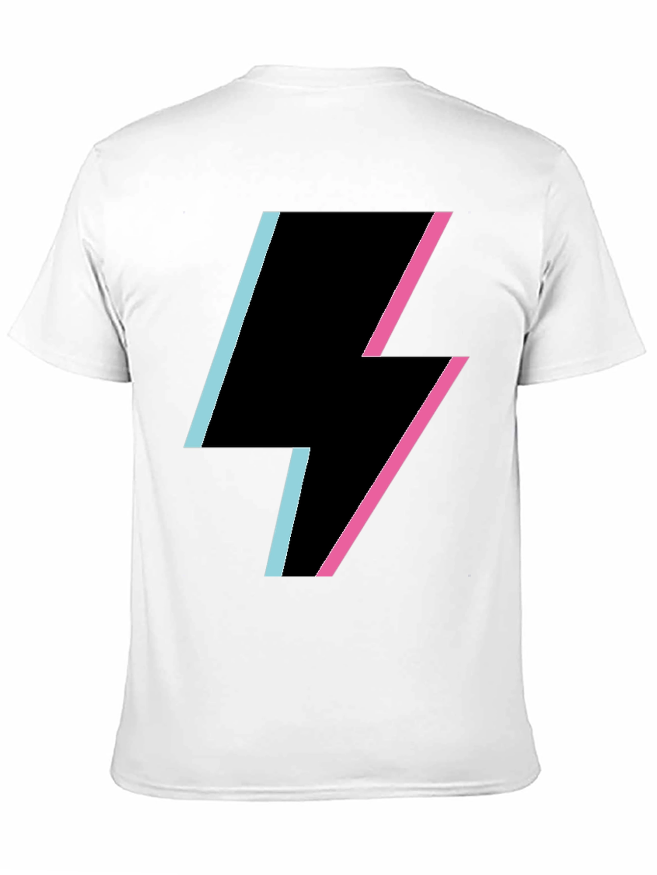 Black Lightning Bolt Graphic Tee - Stylish & Trendy
