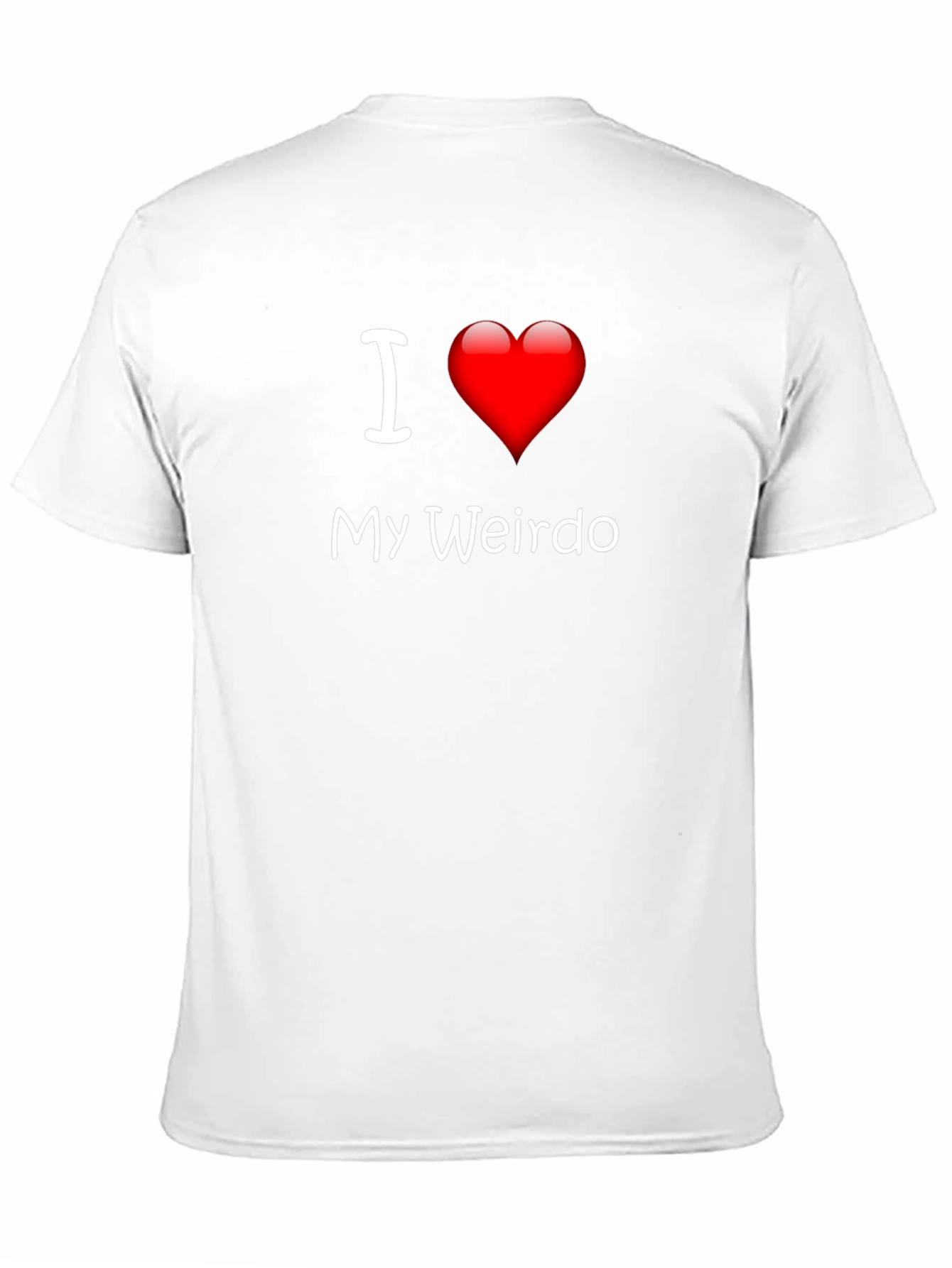 I Heart My Weirdo Black T-Shirt