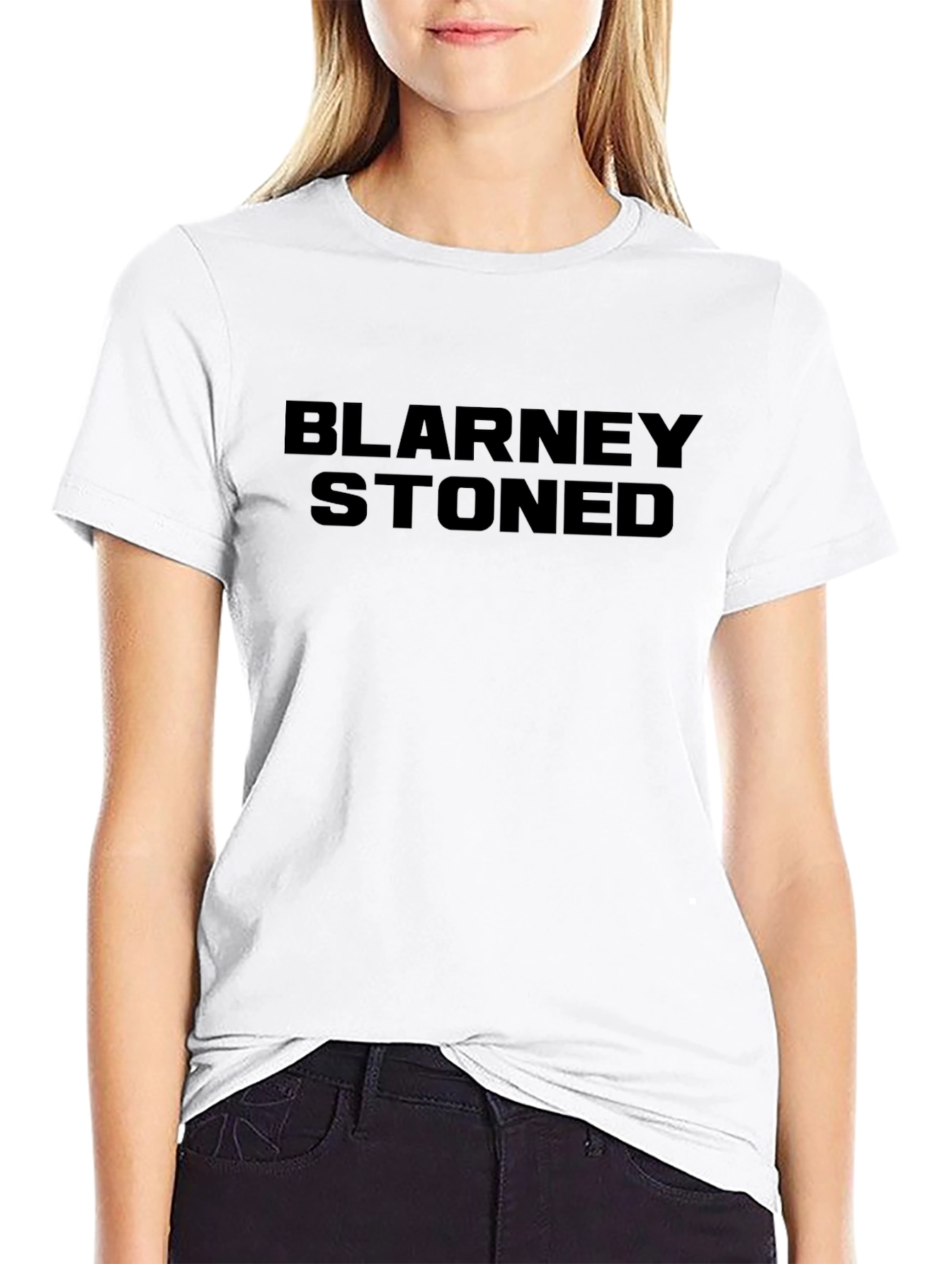 Blarney Stoned Graphic T-Shirt - Black Casual Tee