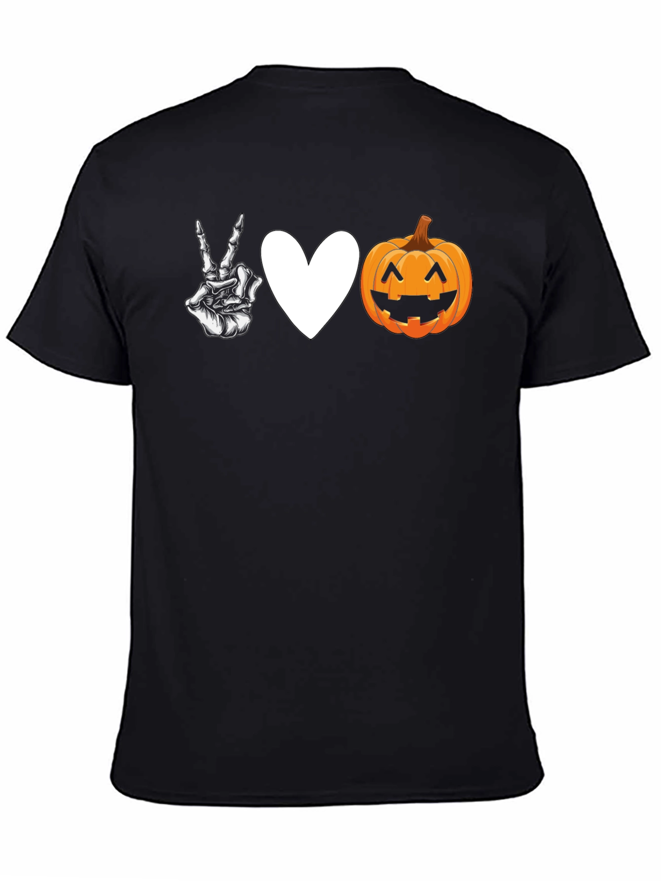 Peace Love Pumpkin Halloween T-Shirt