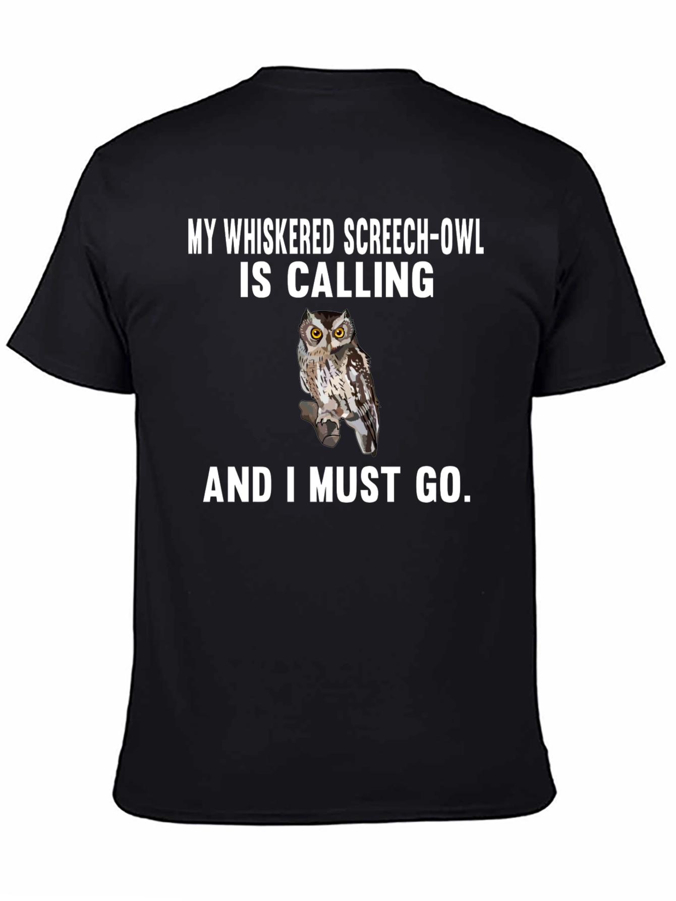 Whiskered Screech-Owl Graphic Tee