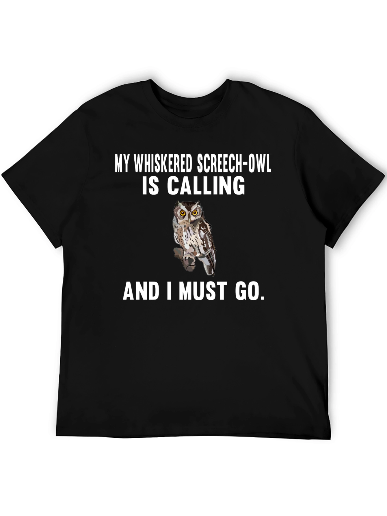 Whiskered Screech-Owl Graphic Tee