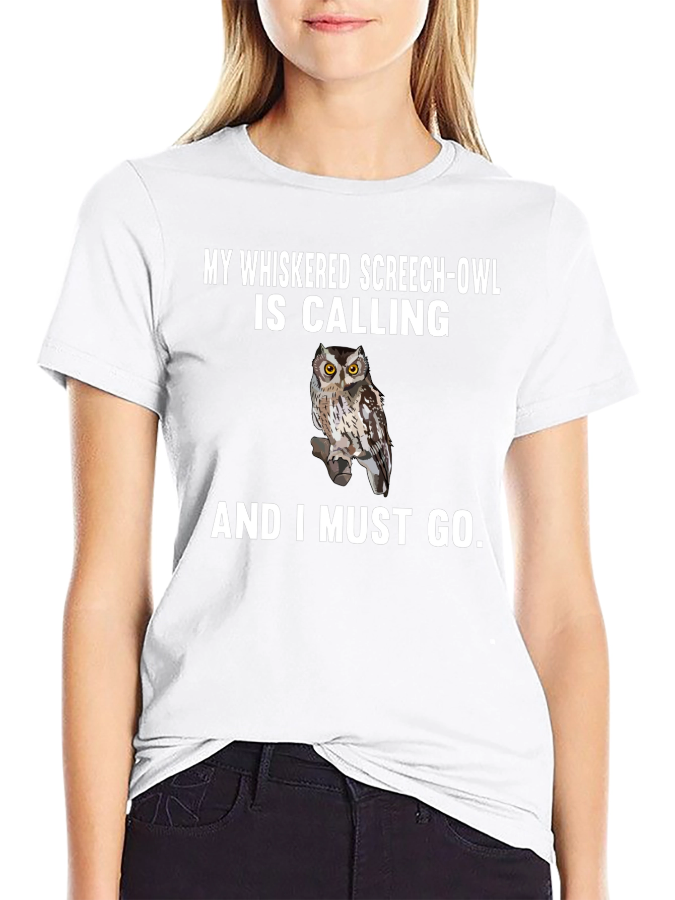 Whiskered Screech-Owl Graphic Tee