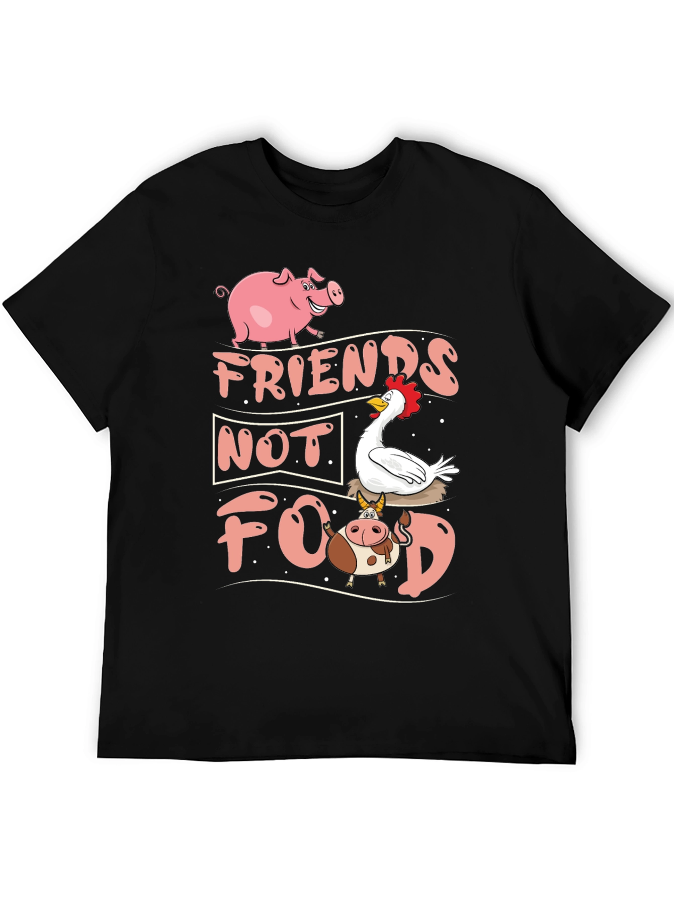 Friends Not Food Graphic T-Shirt