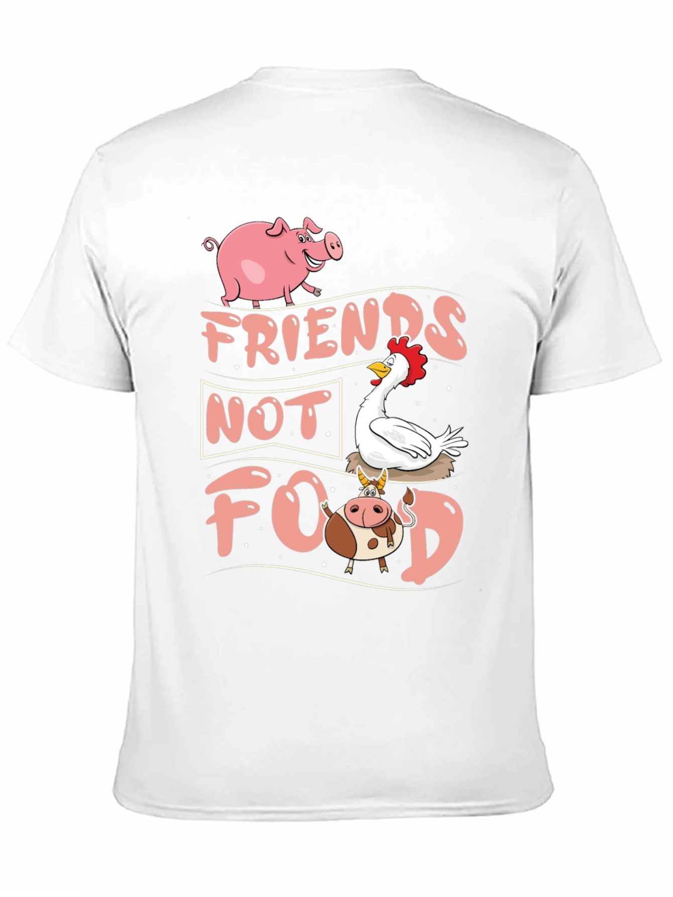 Friends Not Food Graphic T-Shirt