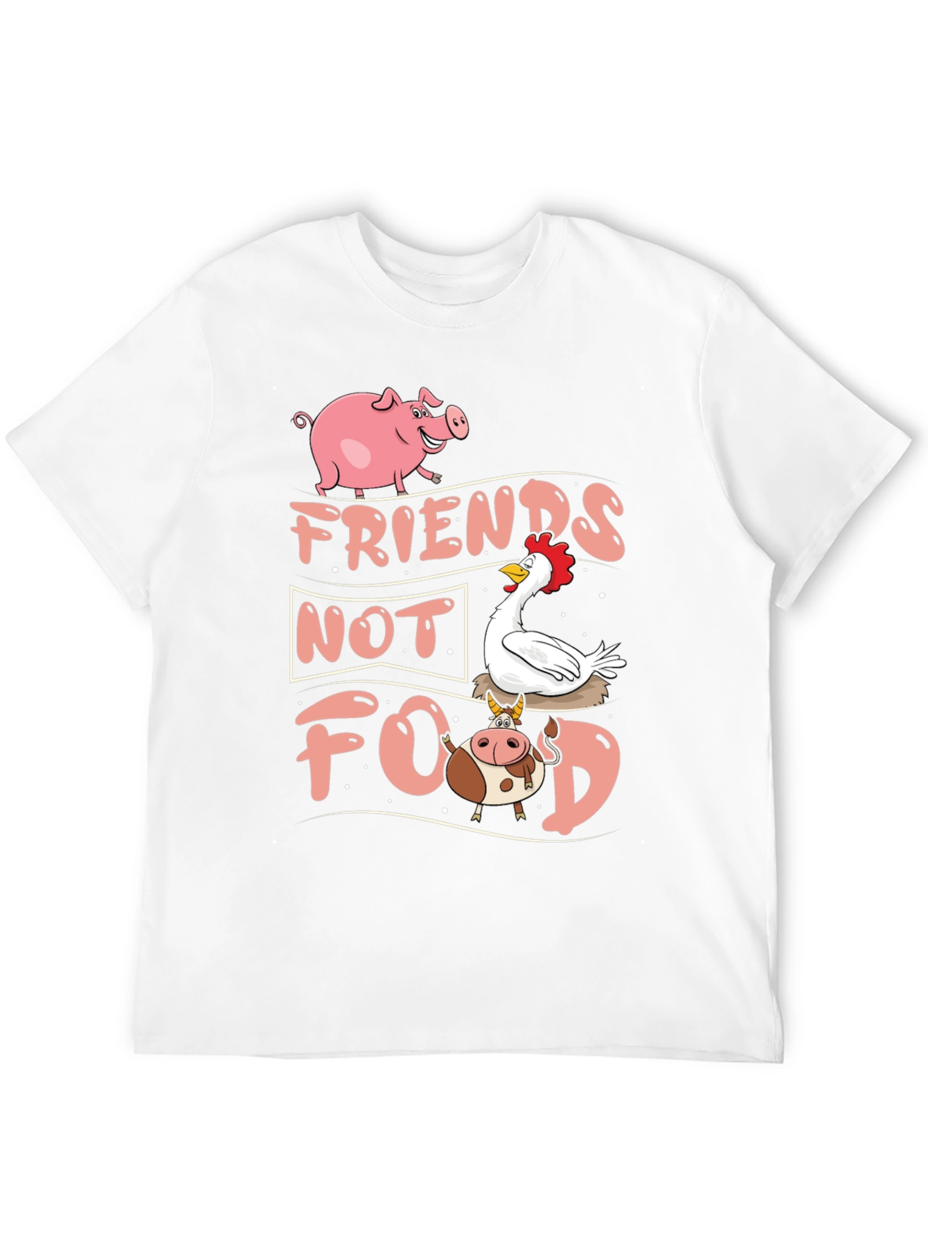 Friends Not Food Graphic T-Shirt