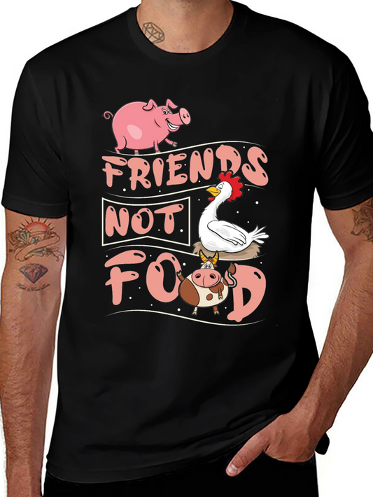 Friends Not Food Graphic T-Shirt