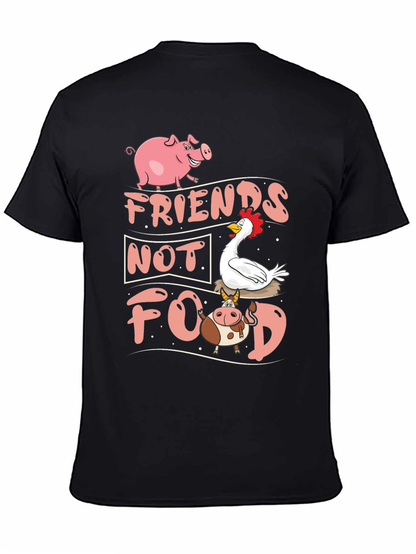 Friends Not Food Graphic T-Shirt