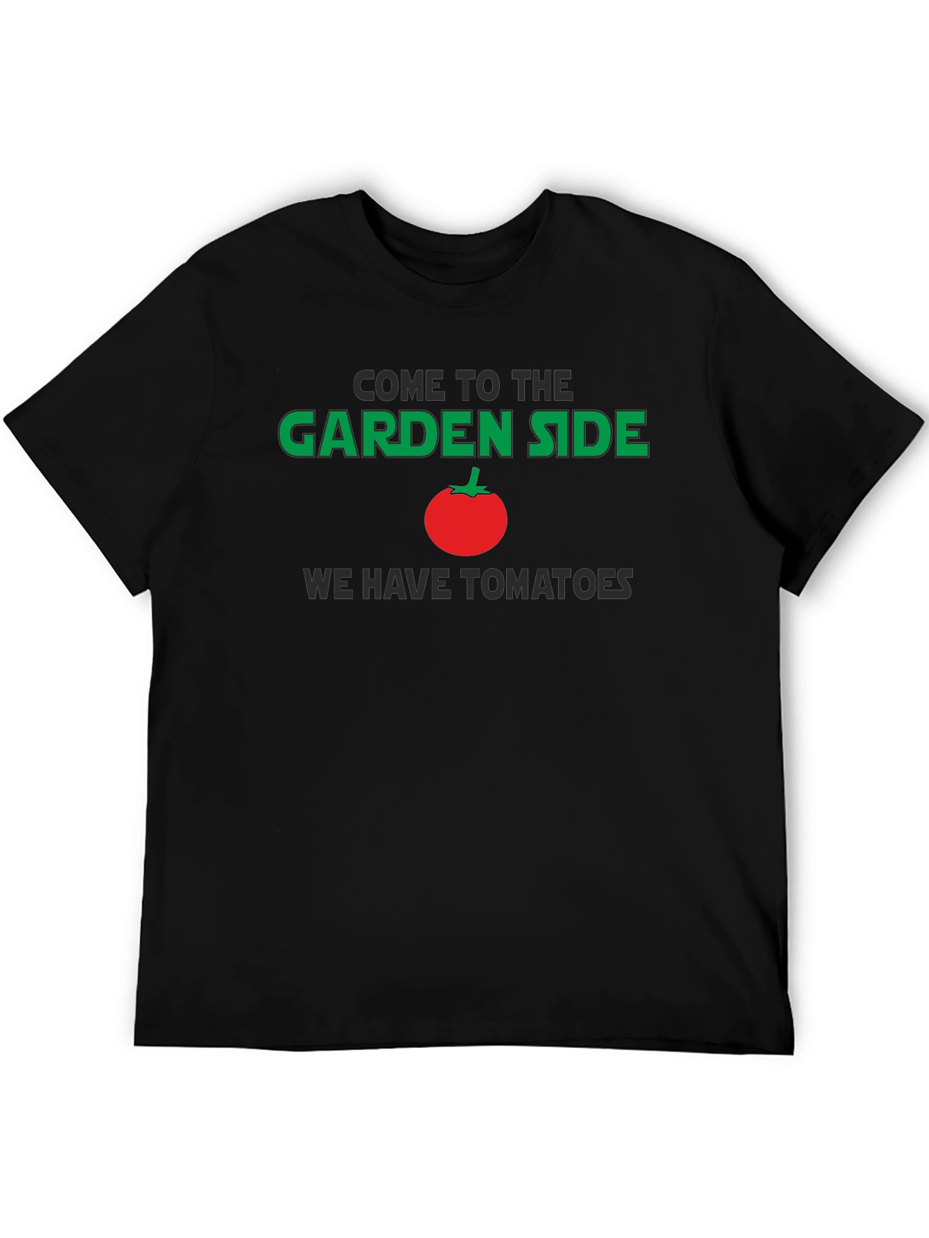 Come to the Garden Side Tomato Graphic T-Shirt
