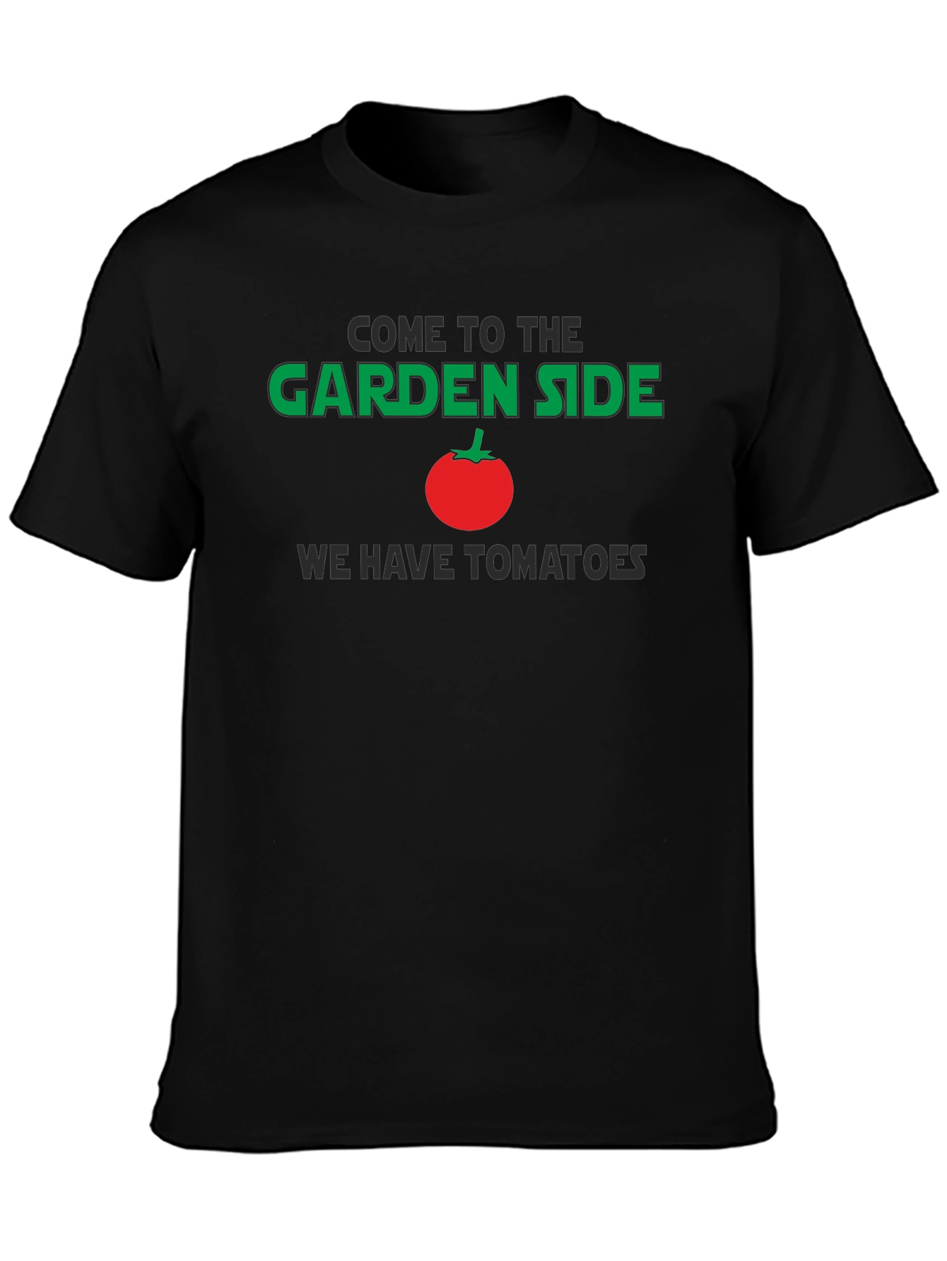 Come to the Garden Side Tomato Graphic T-Shirt