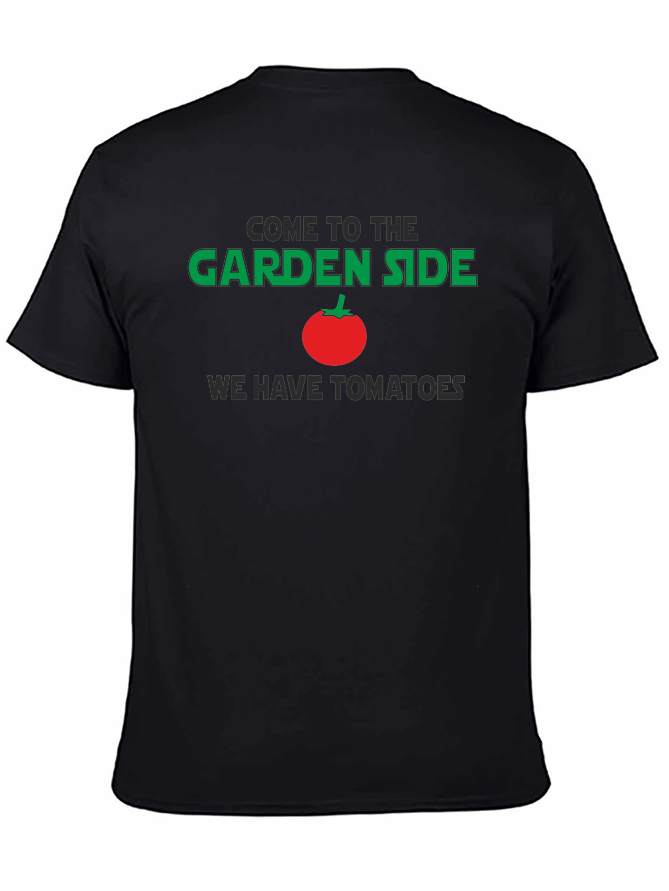 Come to the Garden Side Tomato Graphic T-Shirt