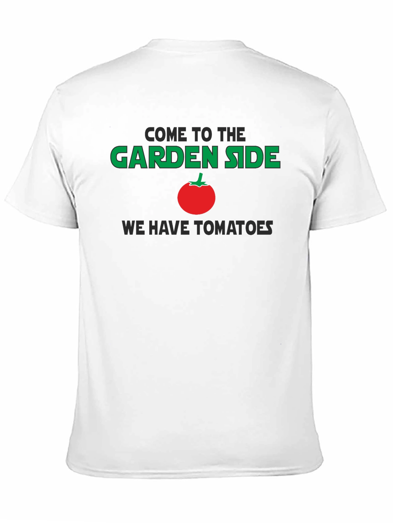 Come to the Garden Side Tomato Graphic T-Shirt