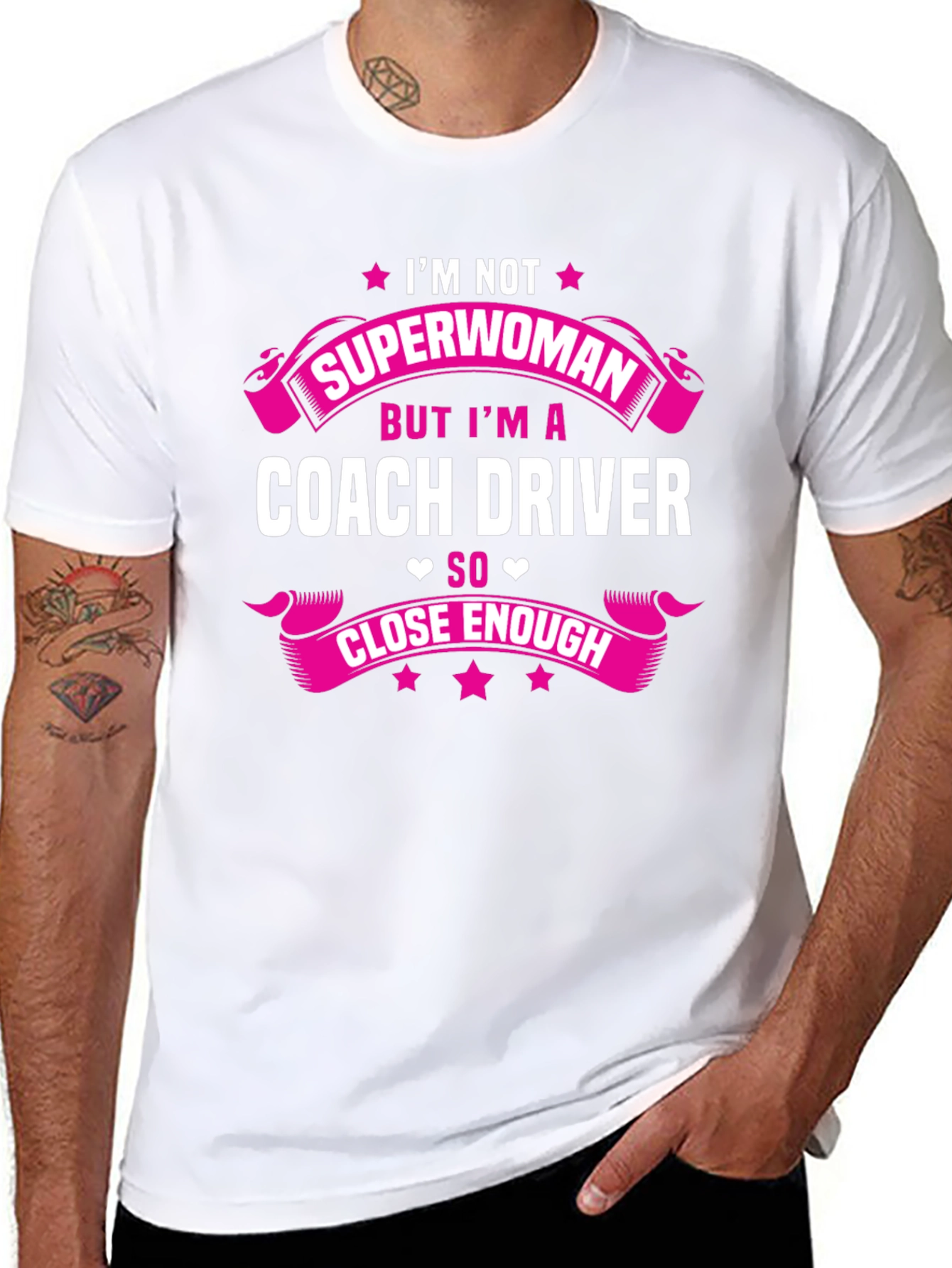 Coach Driver Superwoman Graphic T-Shirt