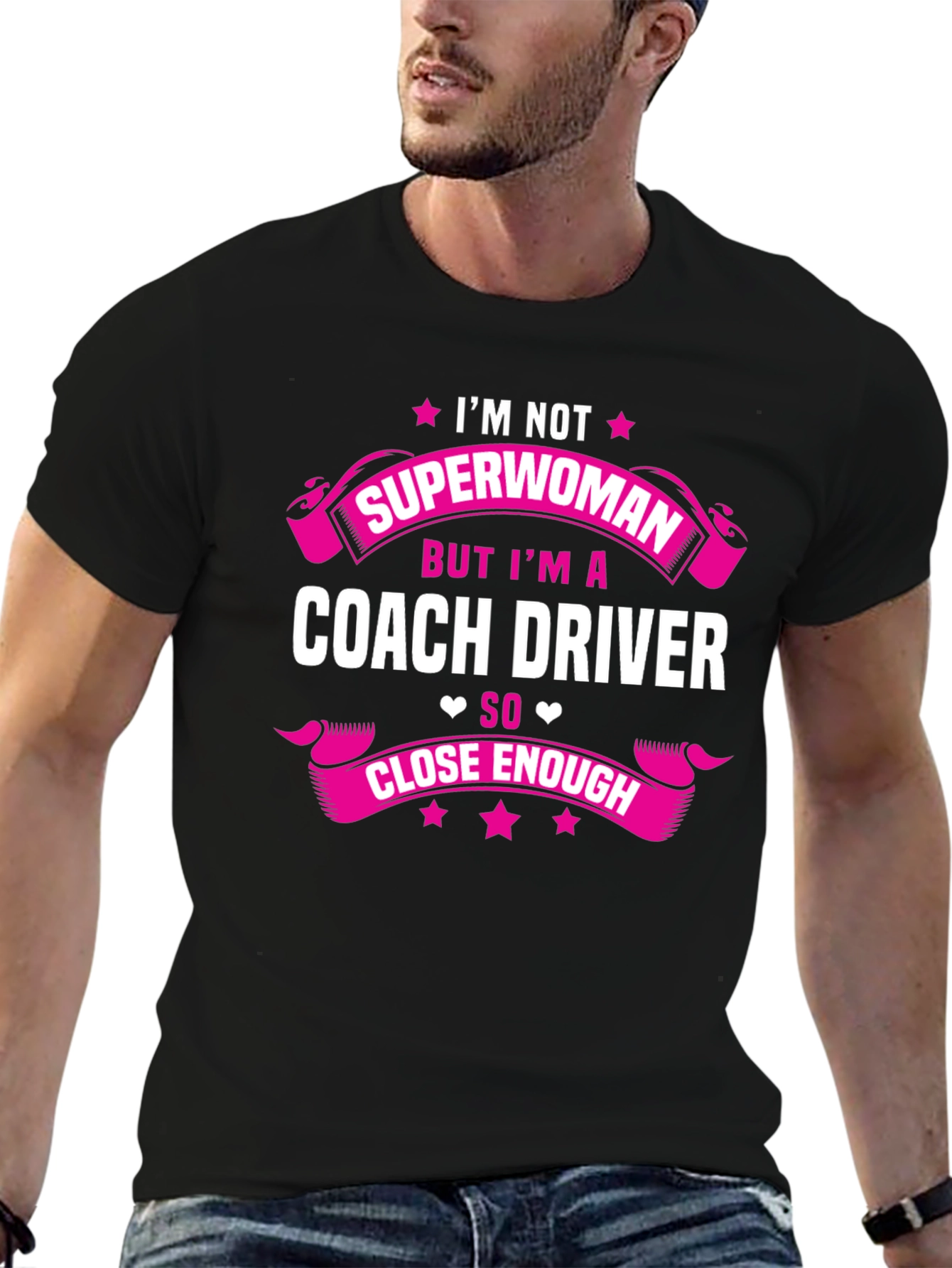 Coach Driver Superwoman Graphic T-Shirt