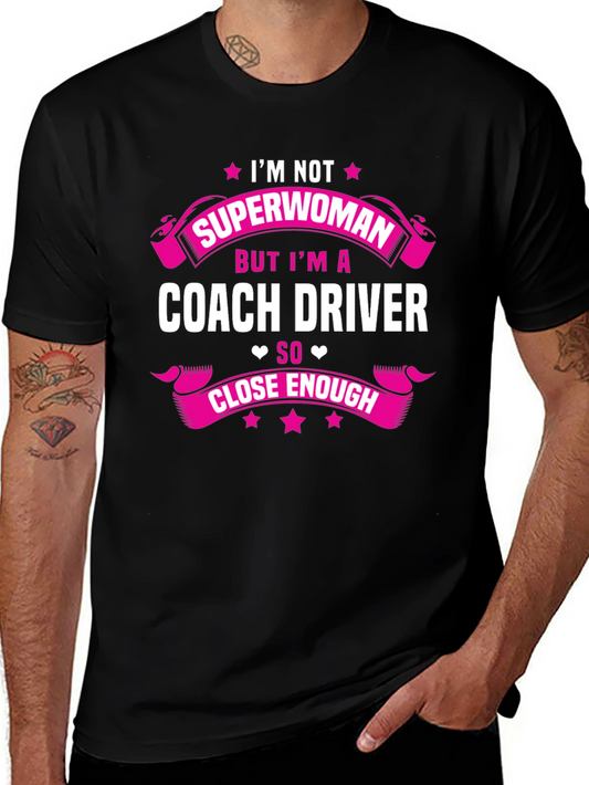 Coach Driver Superwoman Graphic T-Shirt