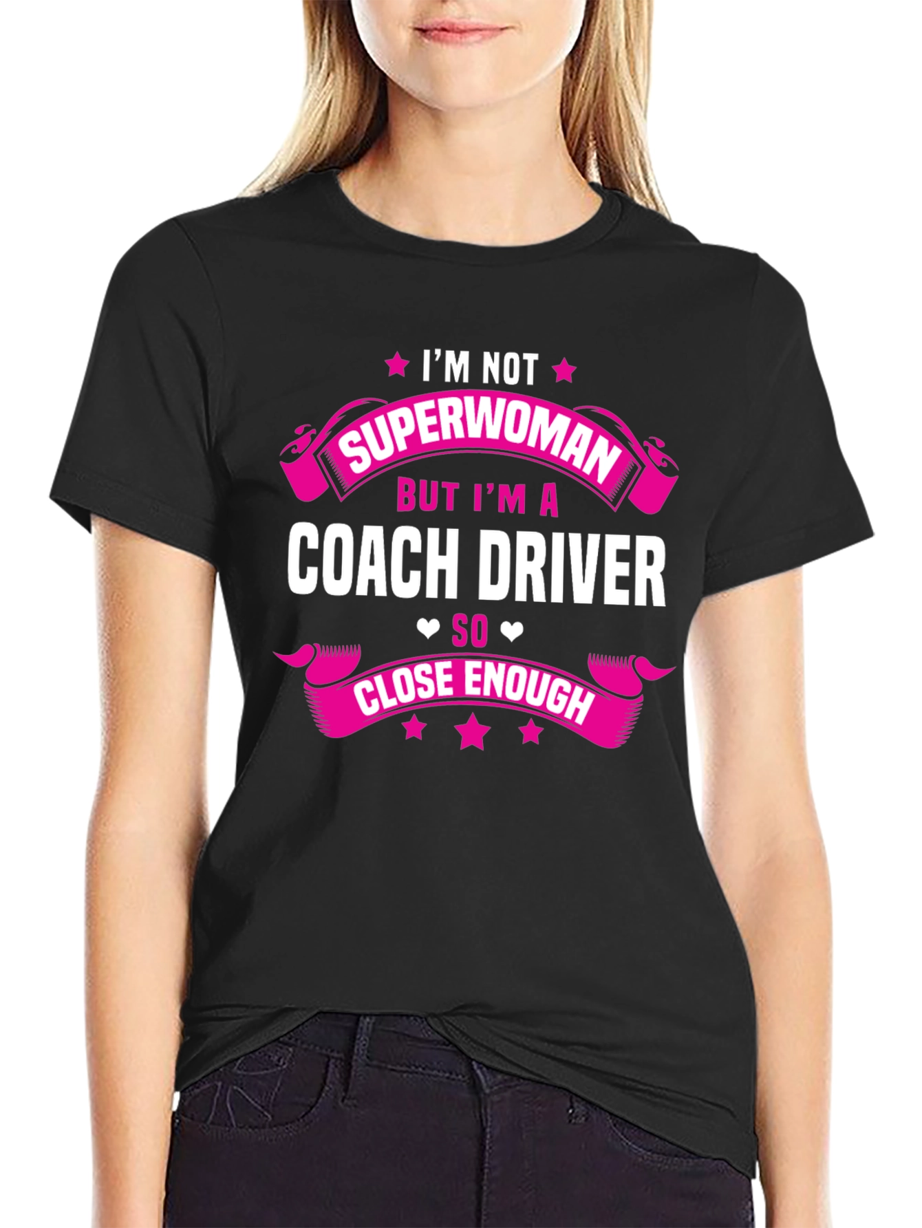 Coach Driver Superwoman Graphic T-Shirt